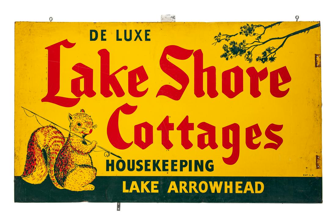 Lake Arrowhead Lake Shore Cottages Sign (1 of 3)