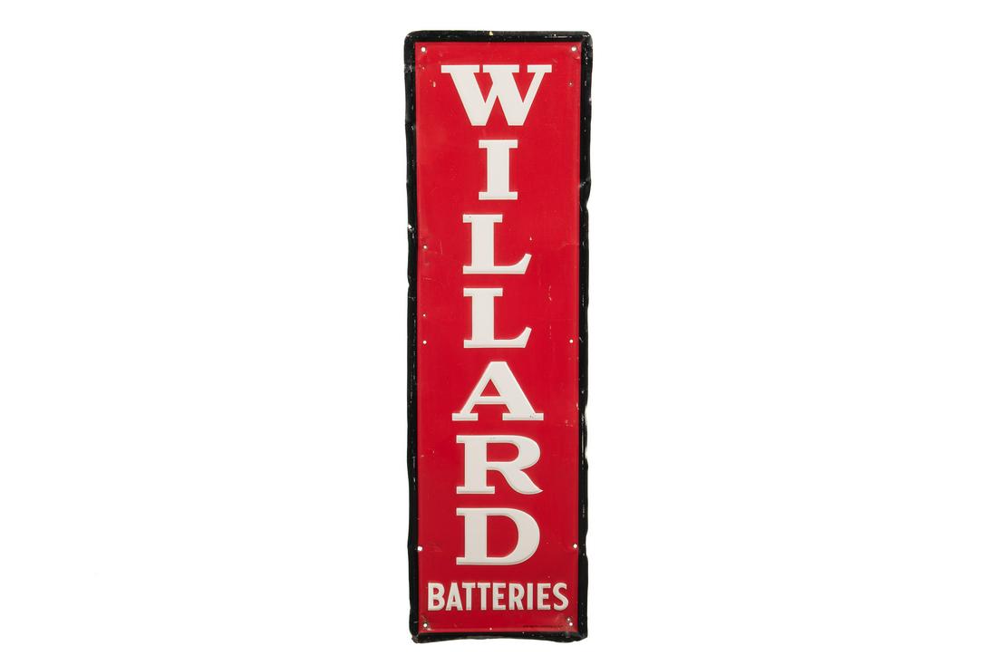 Willard Batteries Tin Sign (1 of 3)