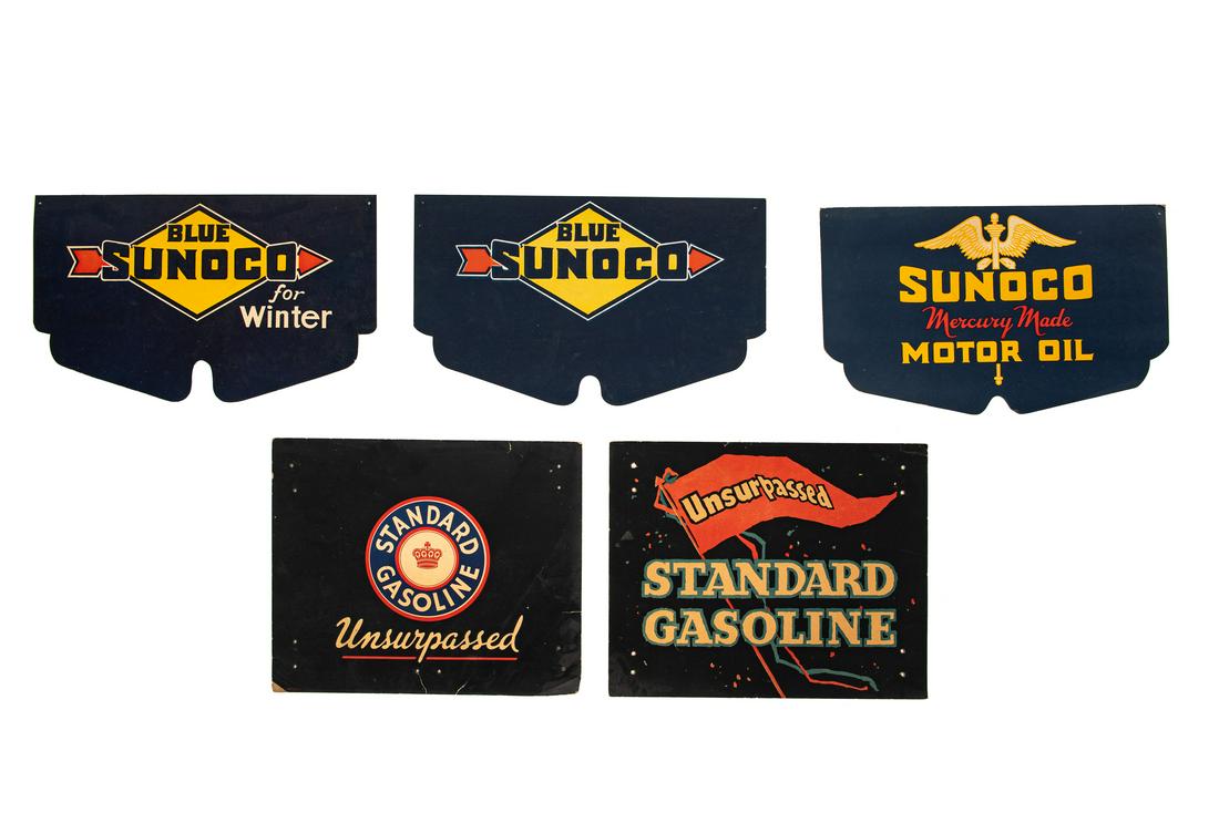 Lot Of 5 Sunoco & Standard Winter Fronts (1 of 1)