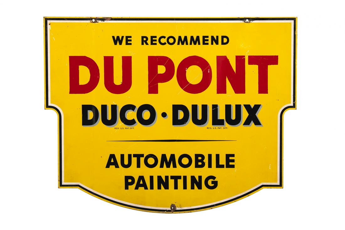 Dupont Auto Paint Tin Sign (1 of 2)