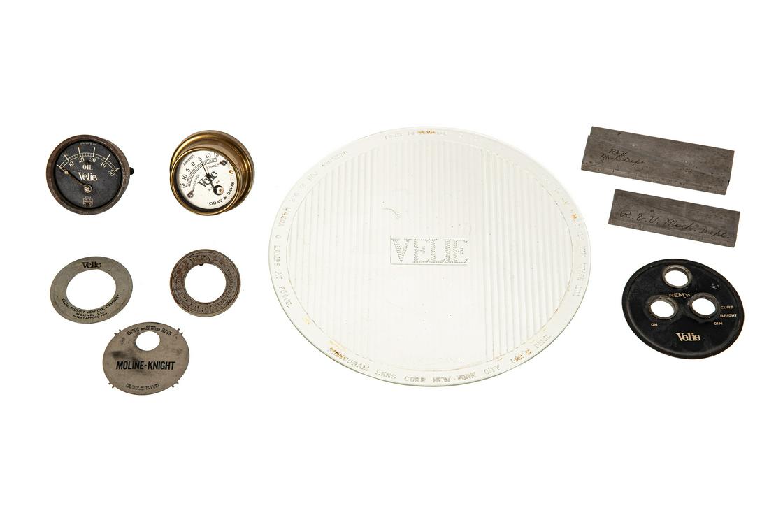 Lot Of 9 Rare Velie Motors Parts (1 of 1)