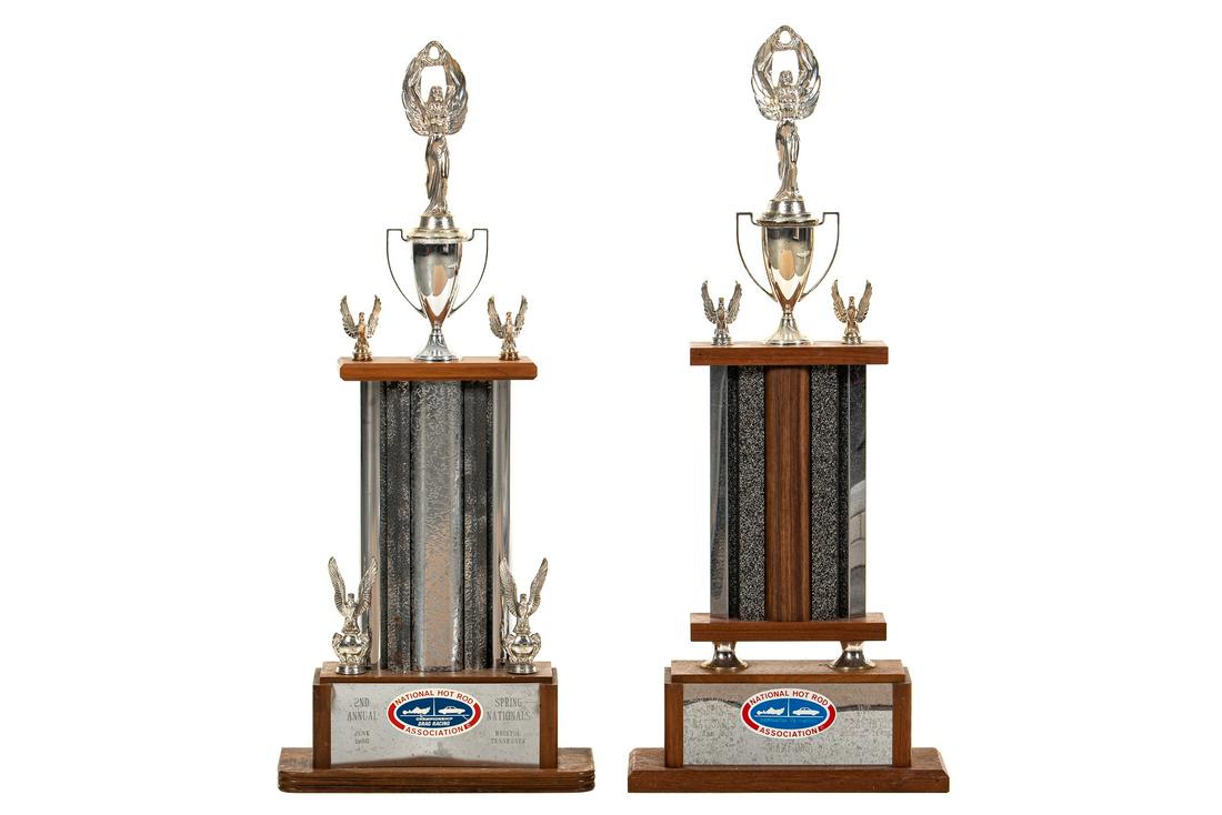 1966 & 1967 NHRA Spring Nationals Bristol Trophies (1 of 5)