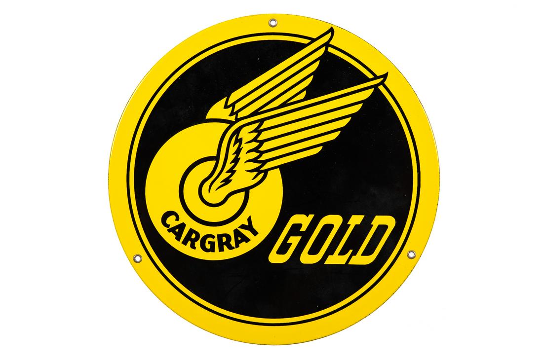 Cargray Gold Gasoline Gas Pump Plate (1 of 2)