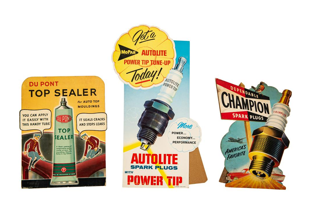 Lot Of 3 Various Automobilia Displays (1 of 1)