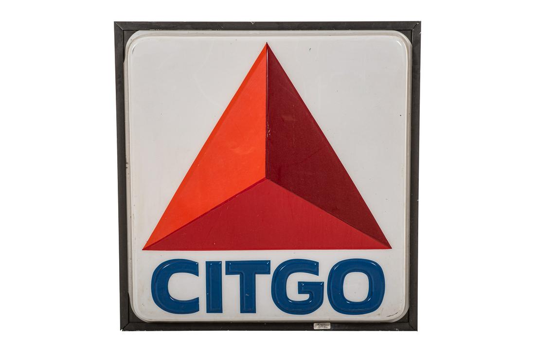 Citgo Lighted Plastic Sign (1 of 1)