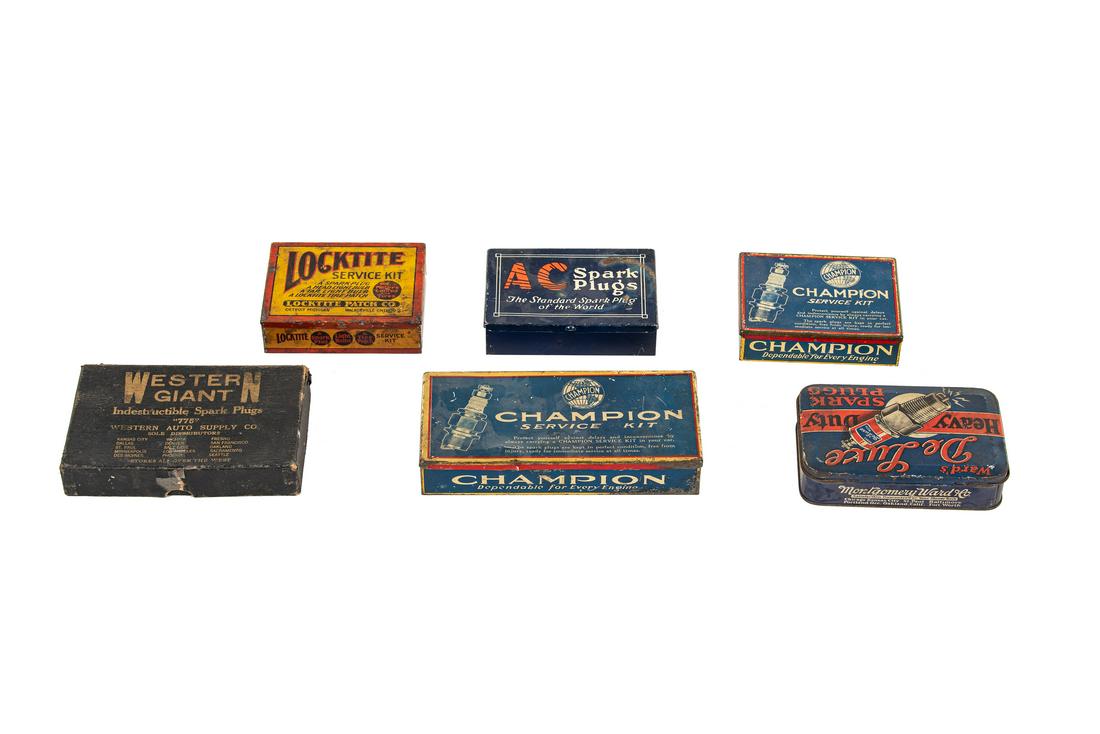 Lot Of 6 Spark Plug Boxes (1 of 1)