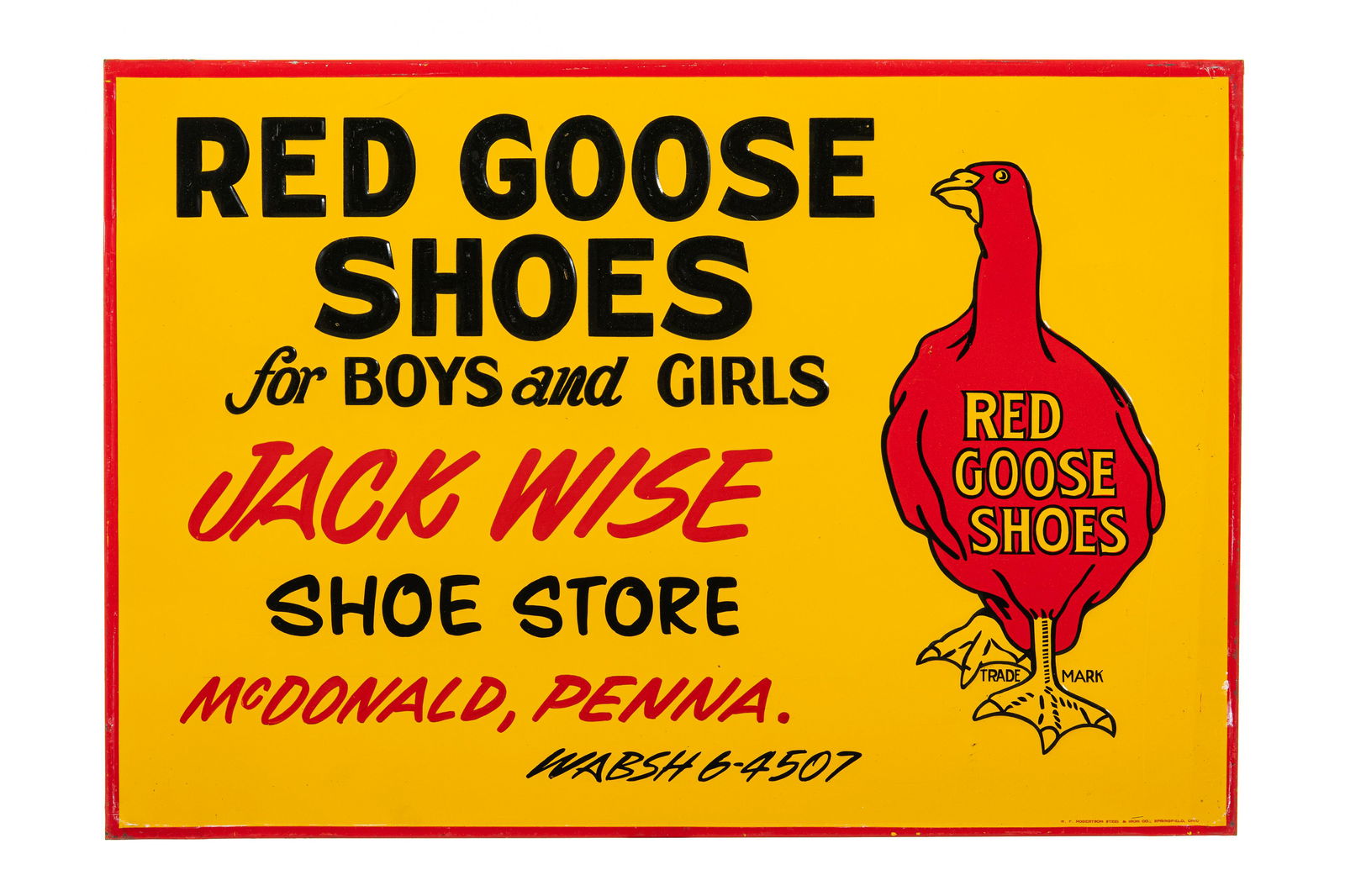 Red Goose Shoes Jack Wise Sign (1 of 2)