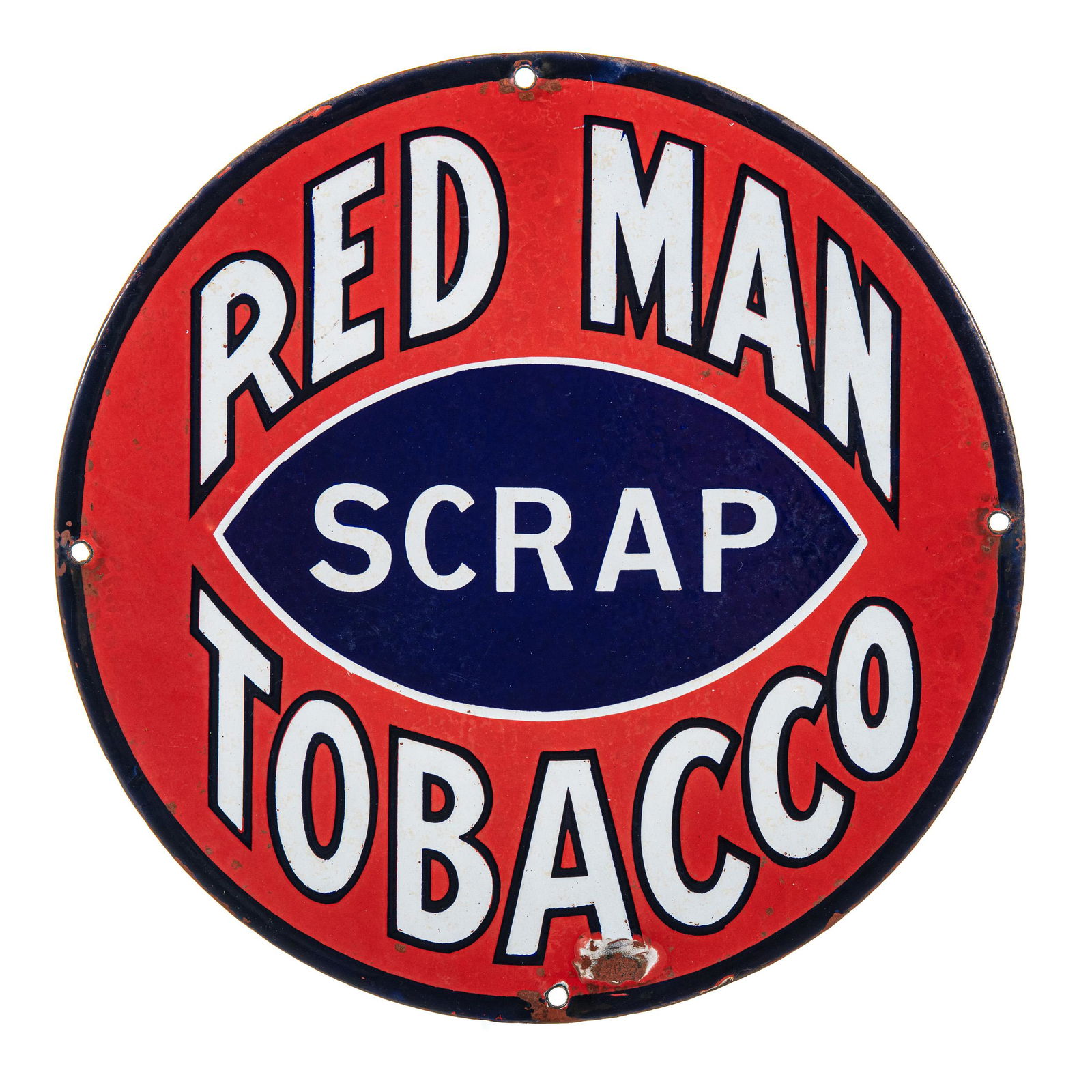 Red Man Scrap Tobacco Sign (1 of 2)