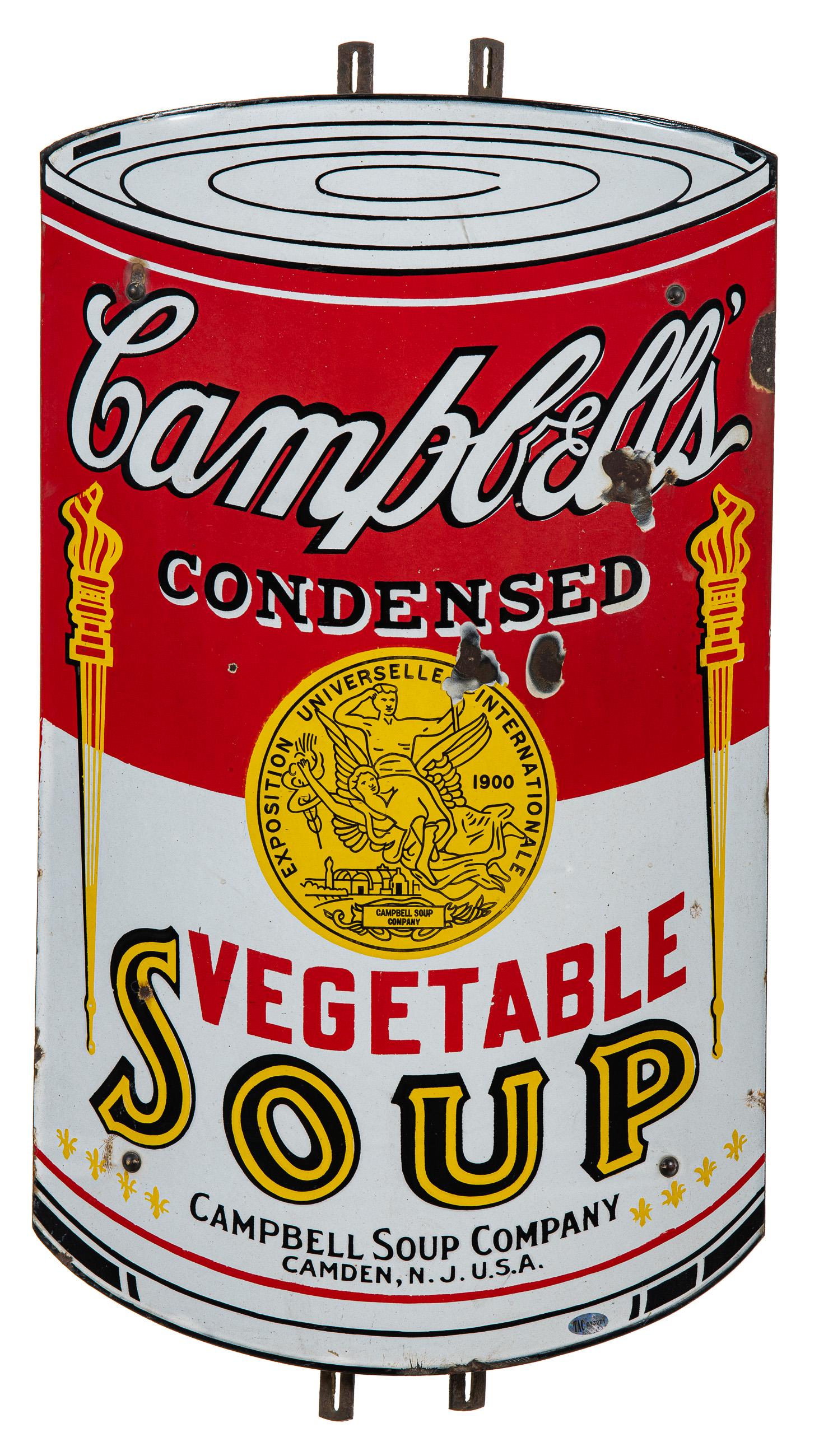 Campbell's Vegetable Soup Curved Sign (1 of 4)