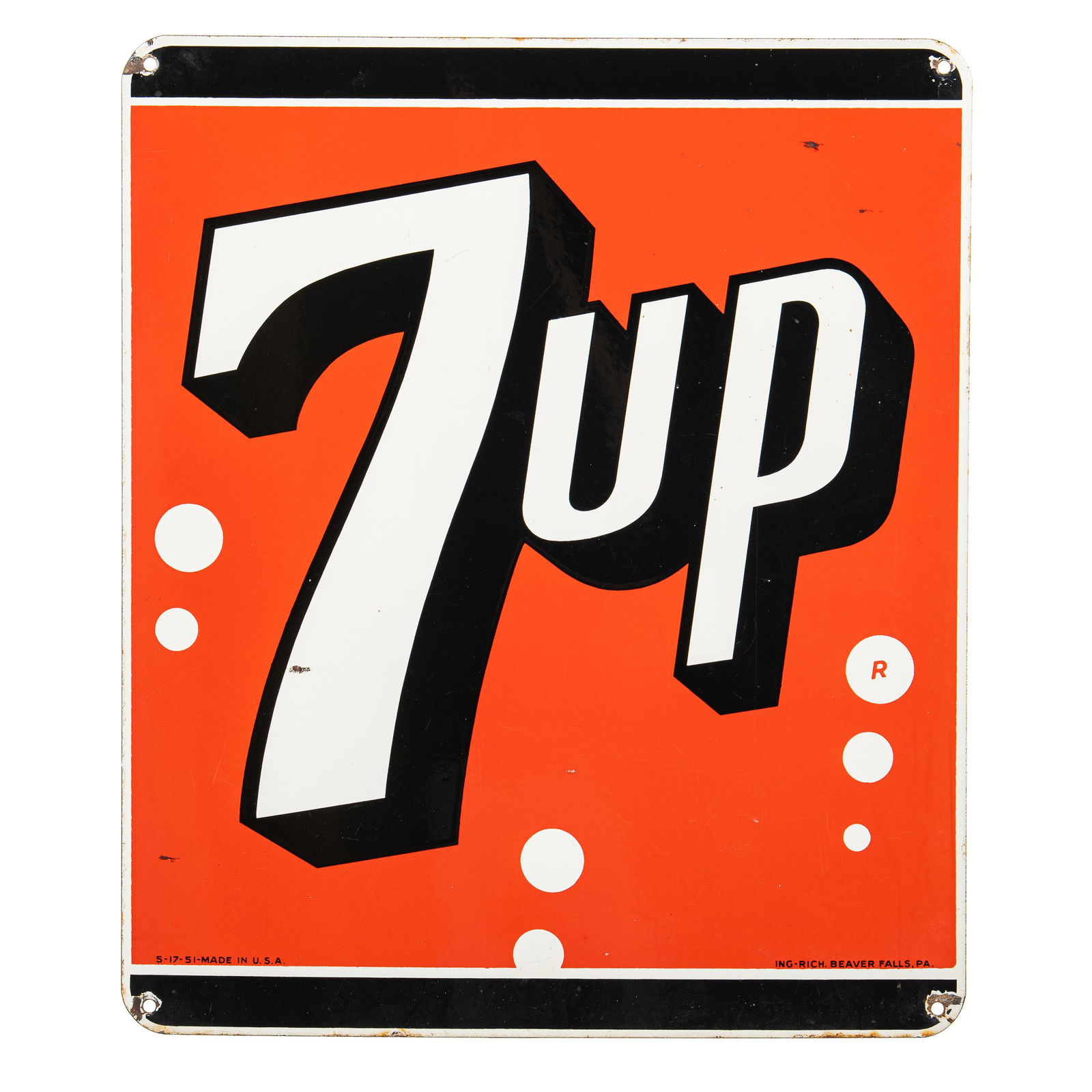 7up Square Sign (1 of 4)