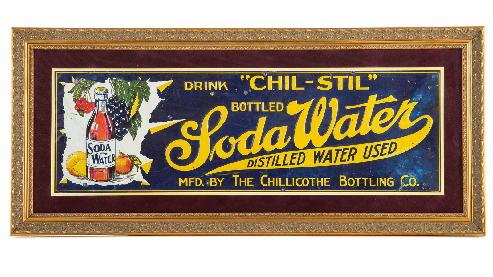 Drink Chil-Stil Soda Water Framed Sign (1 of 3)