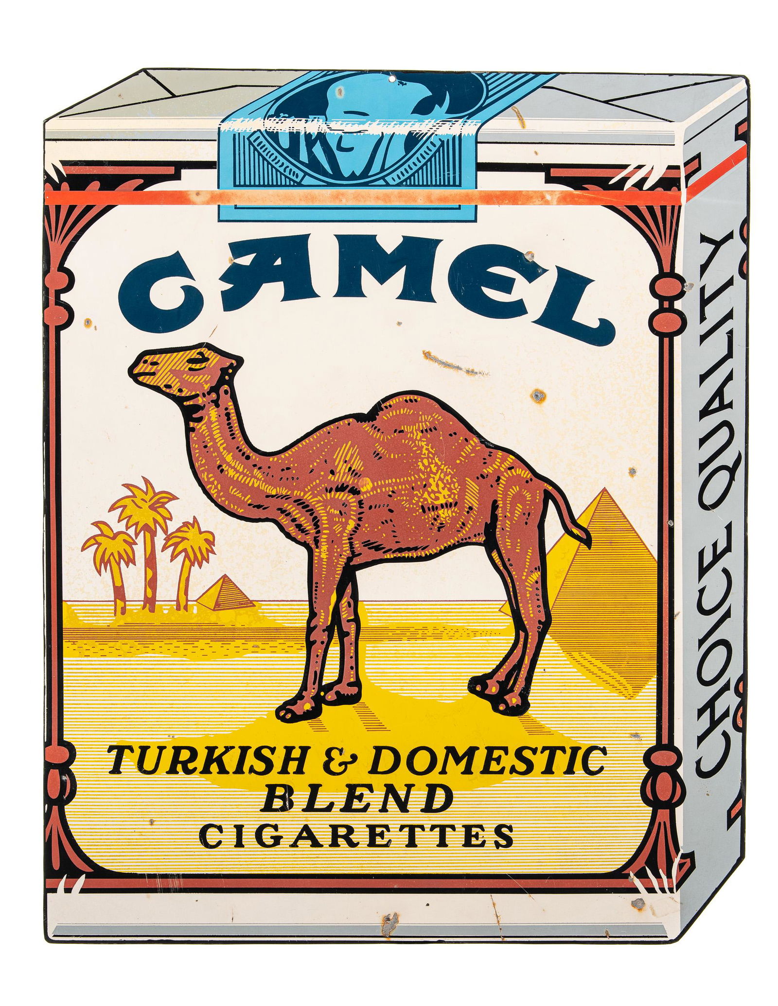 Camel Cigarettes Die Cut Sign (1 of 2)
