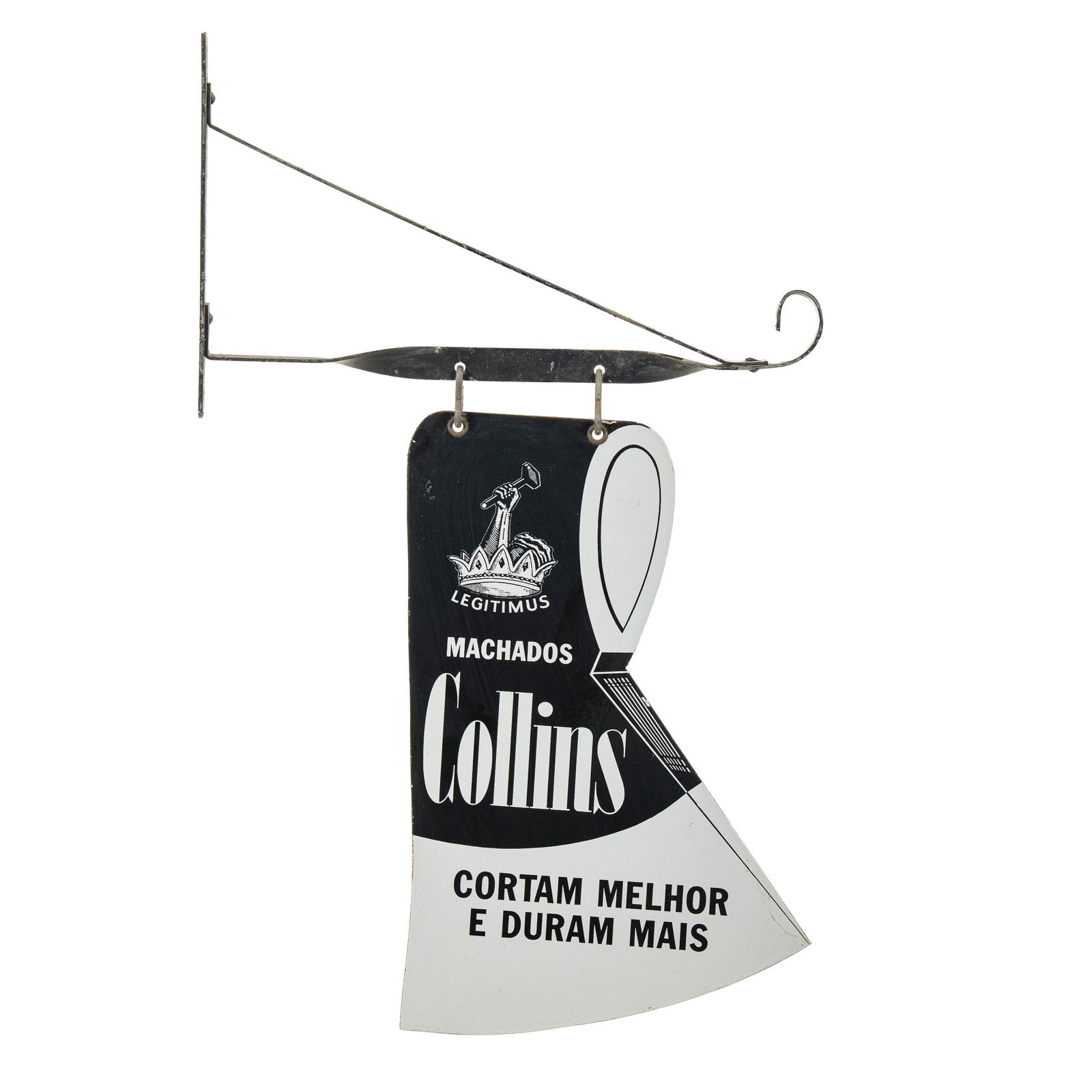 Collins Axe Sign With Bracket (1 of 4)