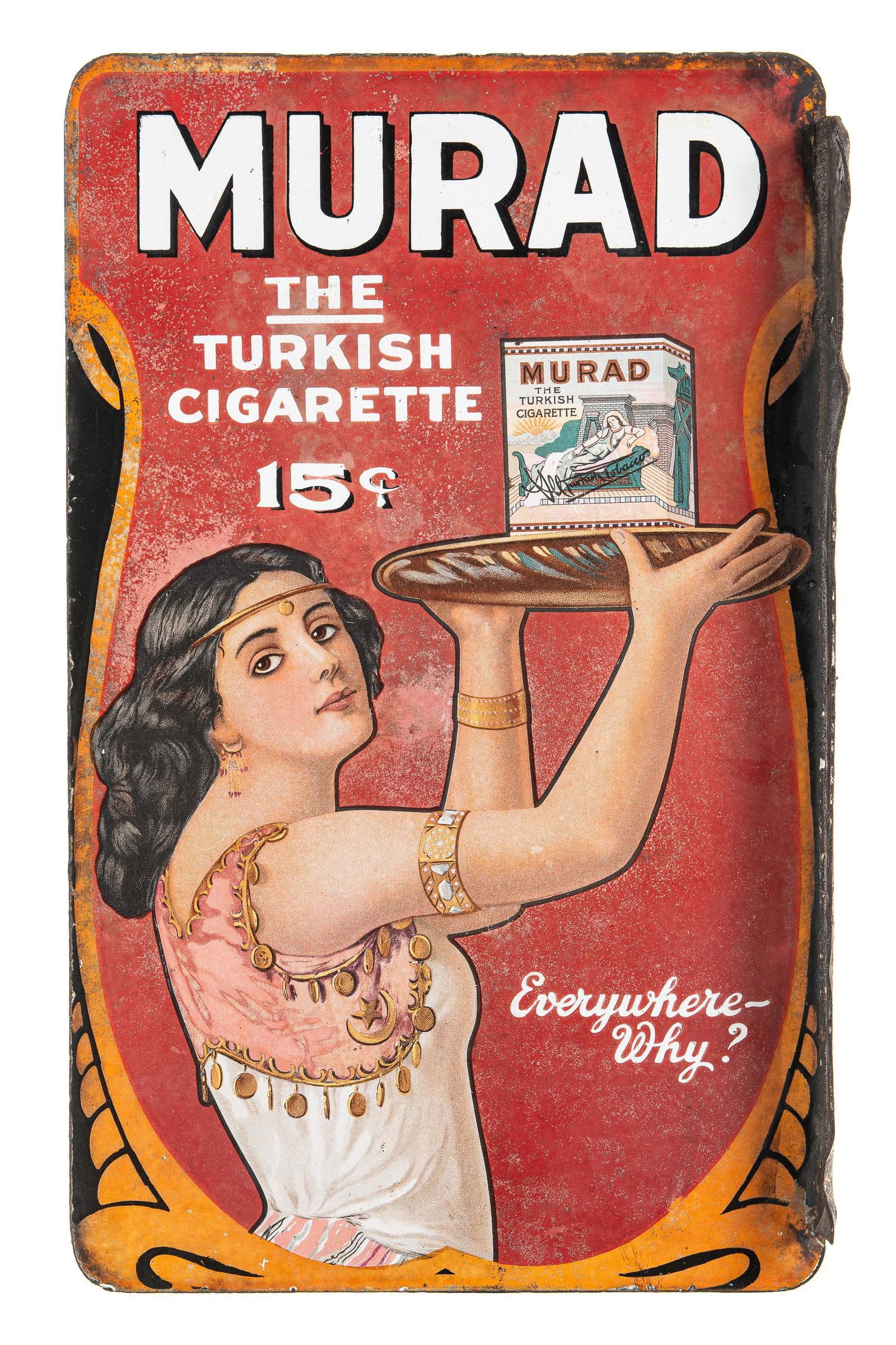 Murad The Turkish Cigarettes Flange Sign (1 of 3)