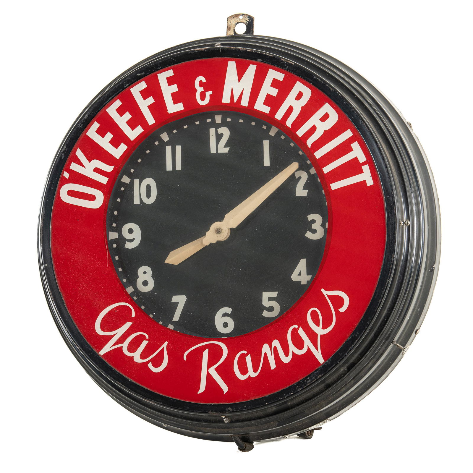 O'keefe & Merritt Gas Ranges Neon Clock (1 of 1)