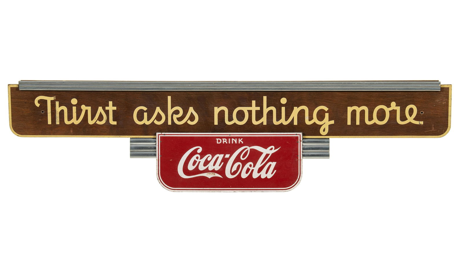 Kay Display Thirst Asks Nothing More Coke Sign (1 of 2)