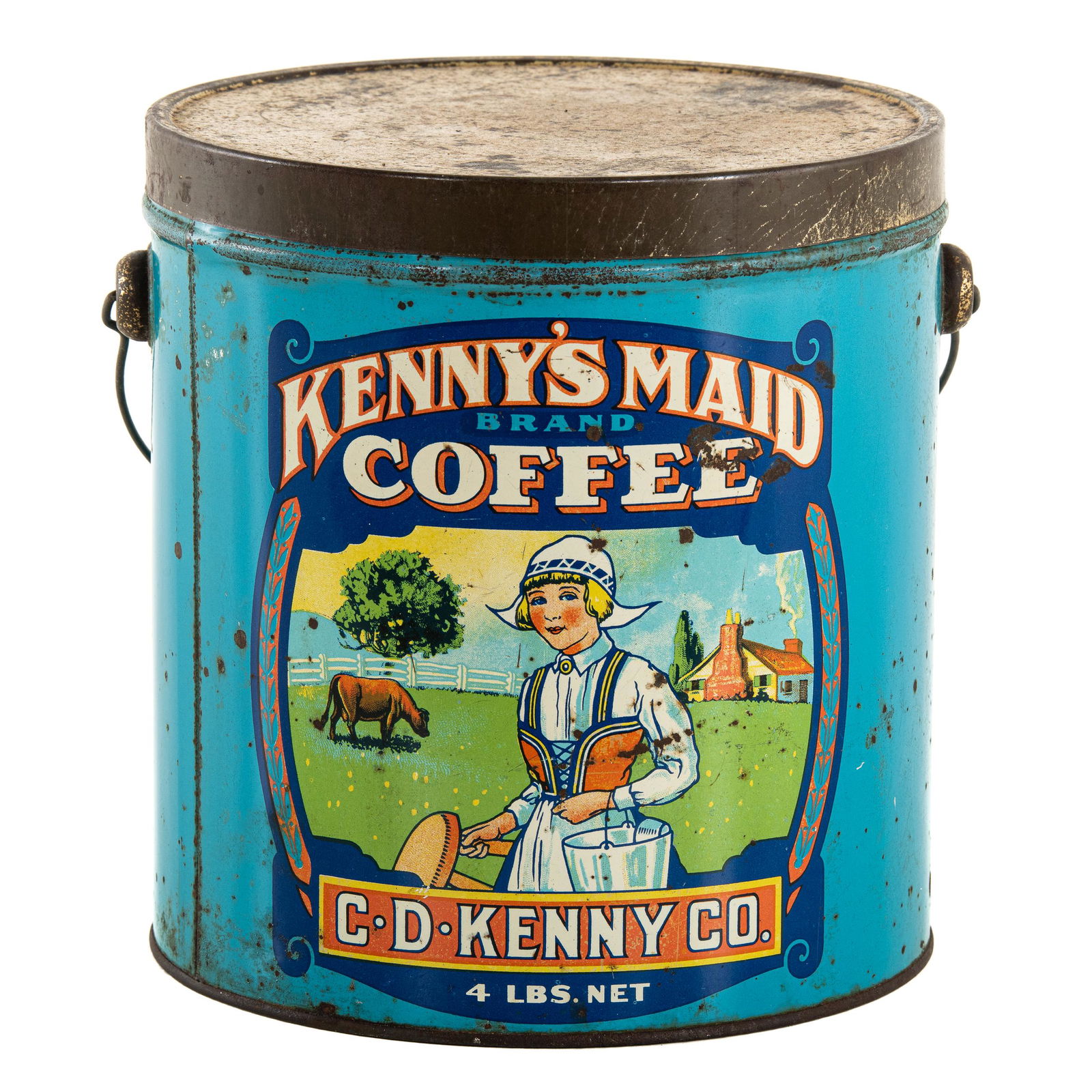 Kenny's Maid Coffee 4LB Tin (1 of 1)