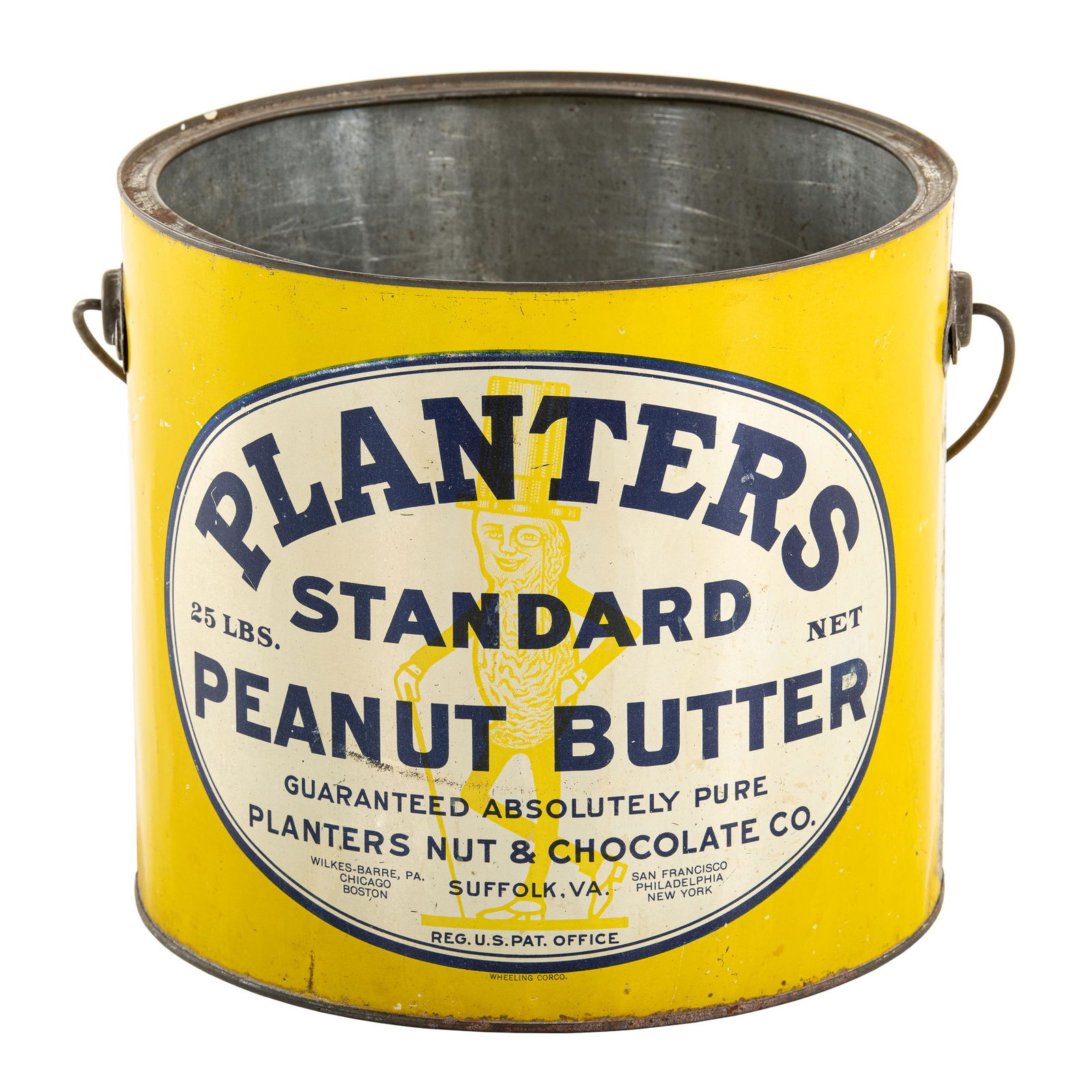 Planters Standard Peanut Butter 25 Pound Tin (1 of 1)