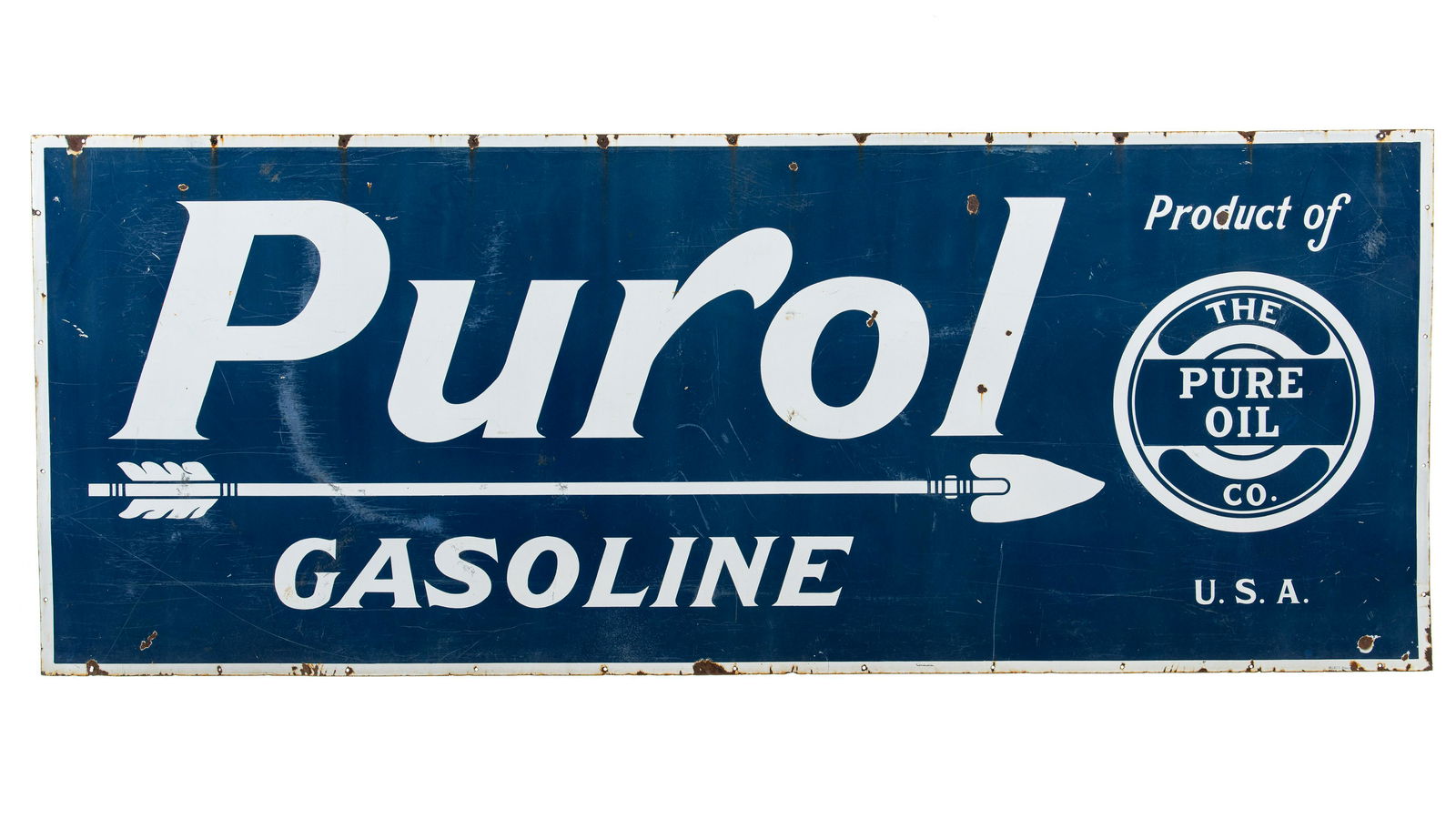 Purol Gasoline Horizontal Sign (1 of 2)