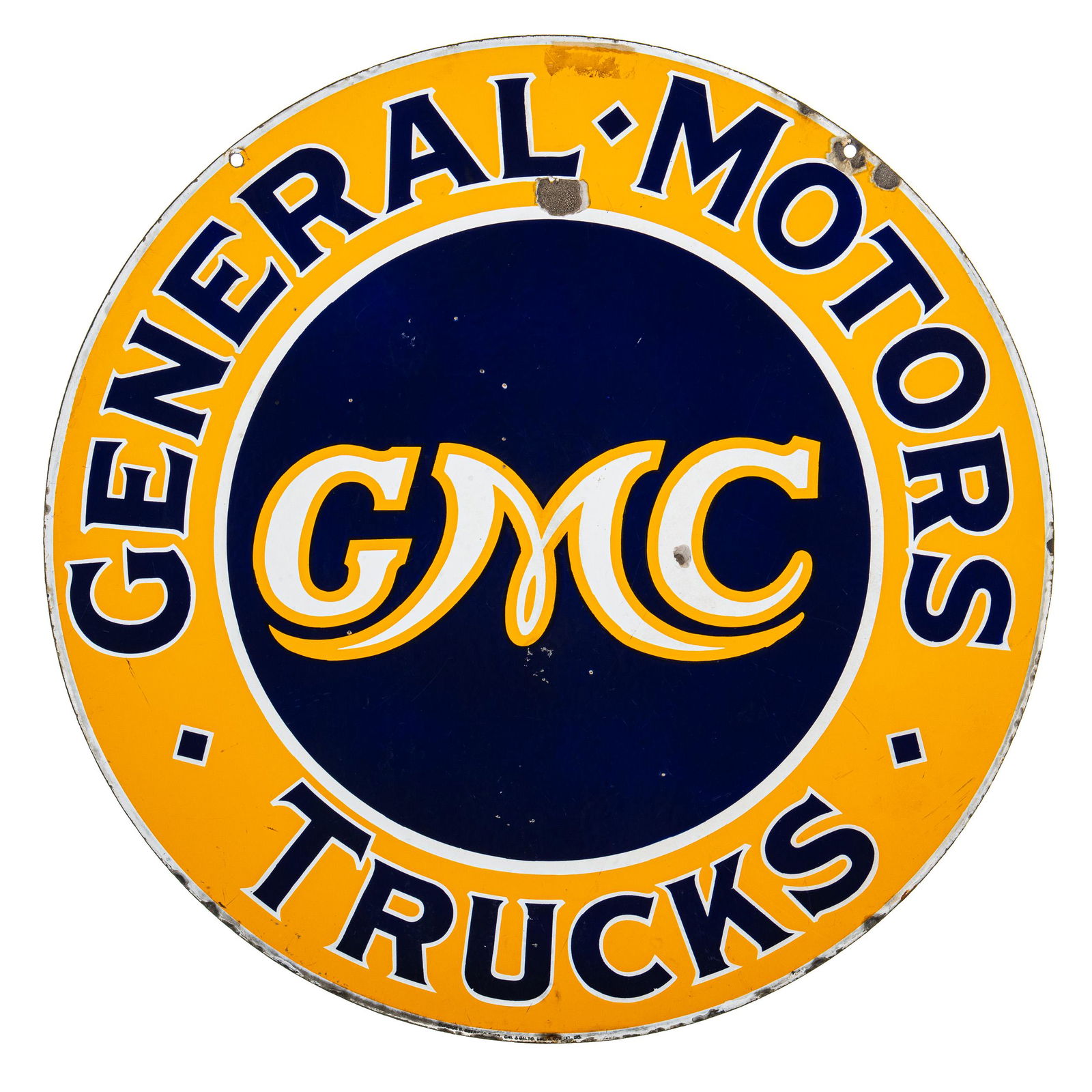 GMC General Motor Trucks Sign (1 of 3)