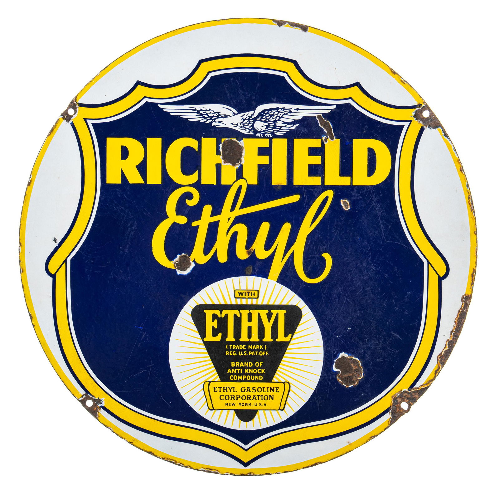 Richfield Ethyl Curb Sign (1 of 2)