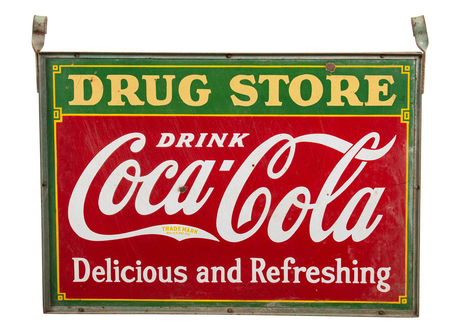 Coca Cola Drug Store Sign Nov 23, 2019 Route 32 Auctions in IN