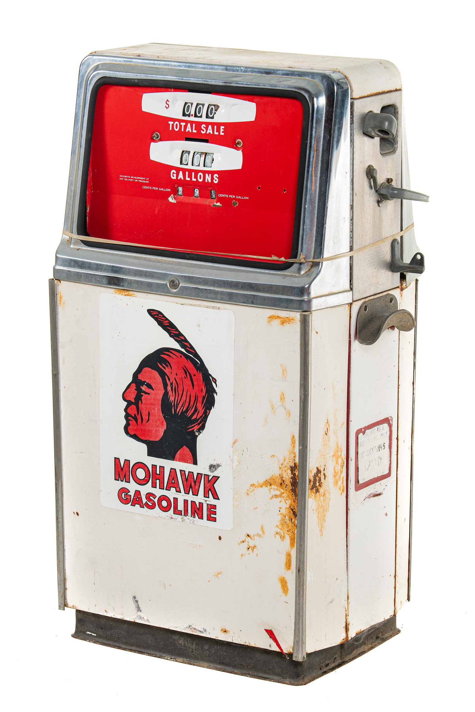 Wayne 410 Mohawk/Chevron Gas Pump (1 of 3)