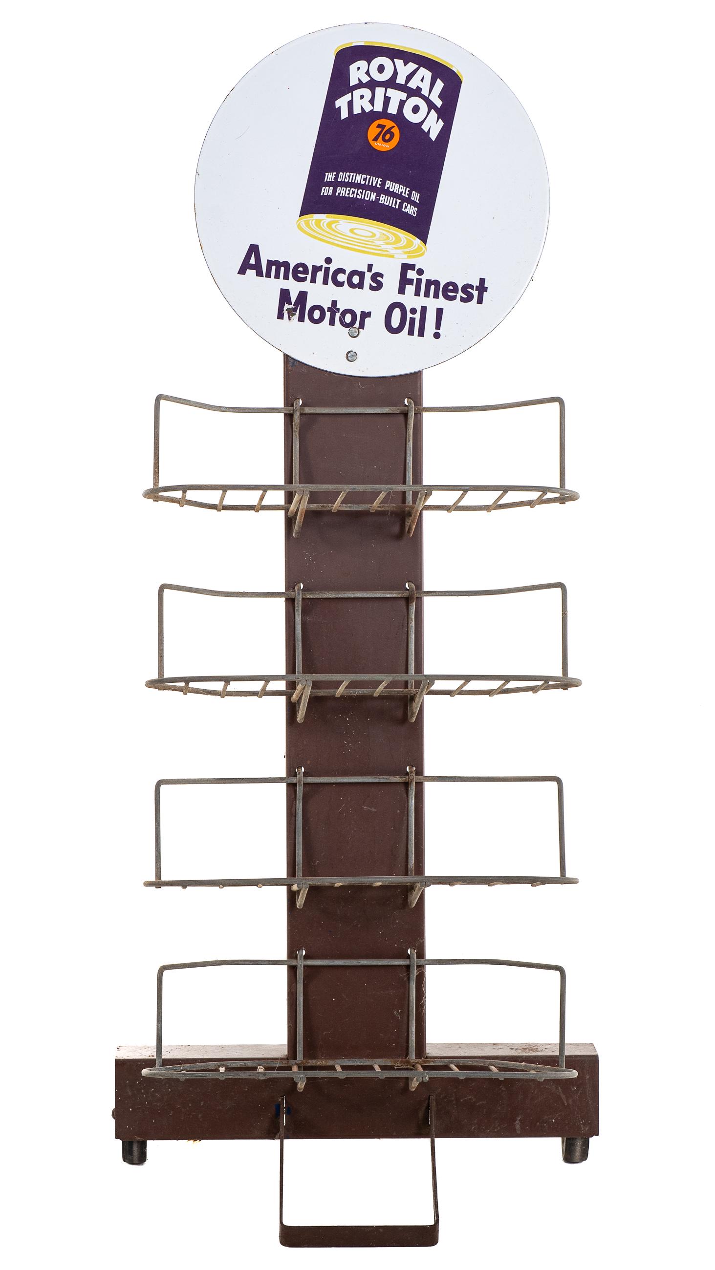 Union 76 Royal Triton Oil Can Display (1 of 2)