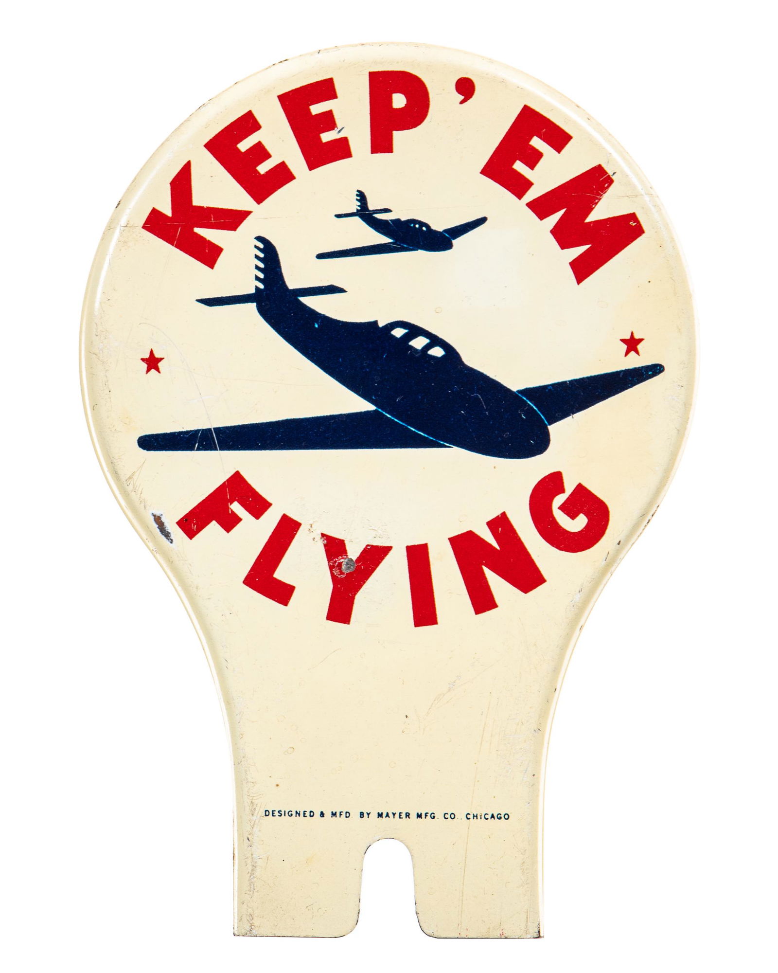 Keep' Em Flying License Plate Topper (1 of 2)