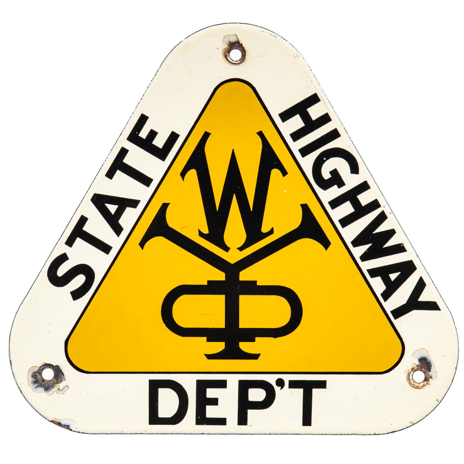 Wyoming State Highway Department Sign (1 of 2)