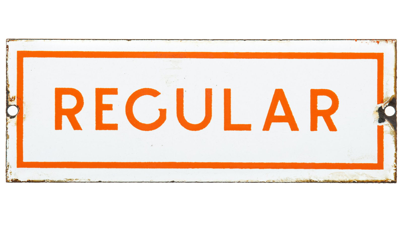 Regular Gasoline Sign (1 of 2)