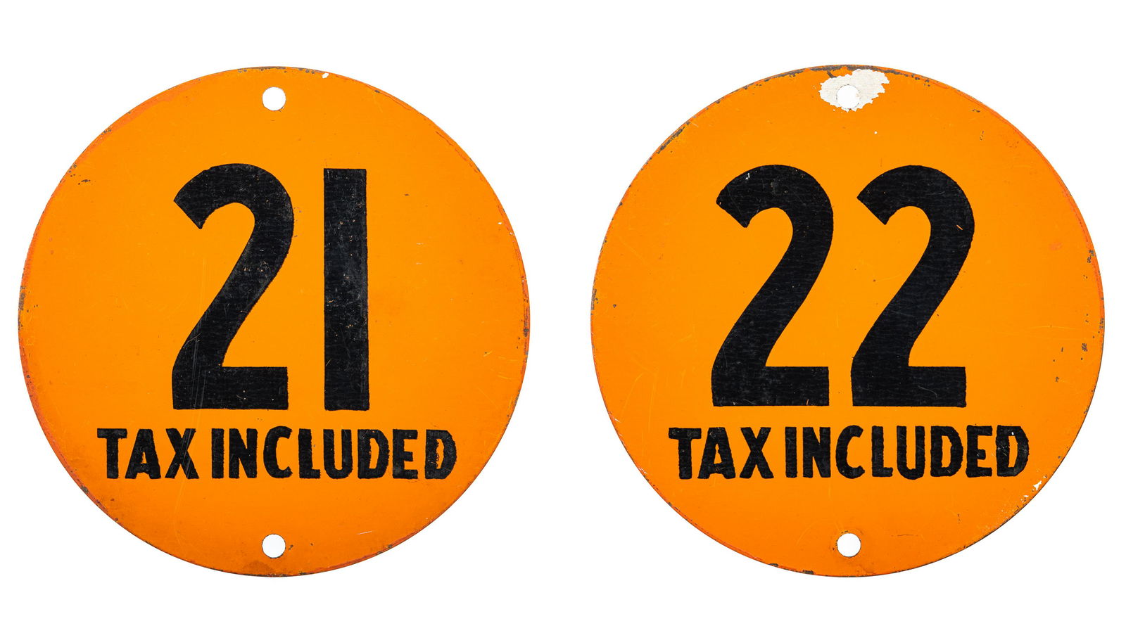 Gulf Gas Pump Plate Pricer Signs (1 of 2)