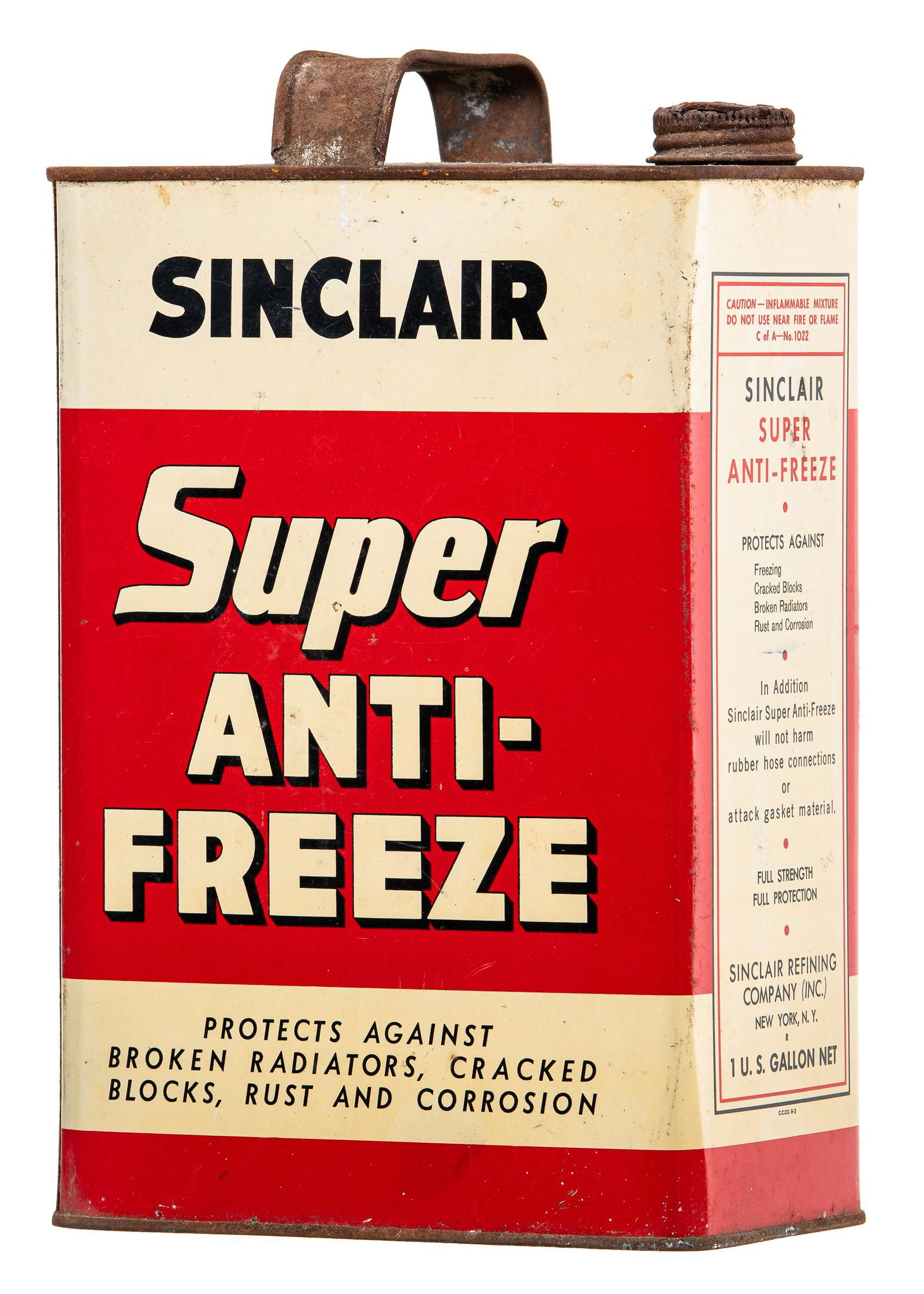 Sinclair Super Anti Freeze Can (1 of 2)