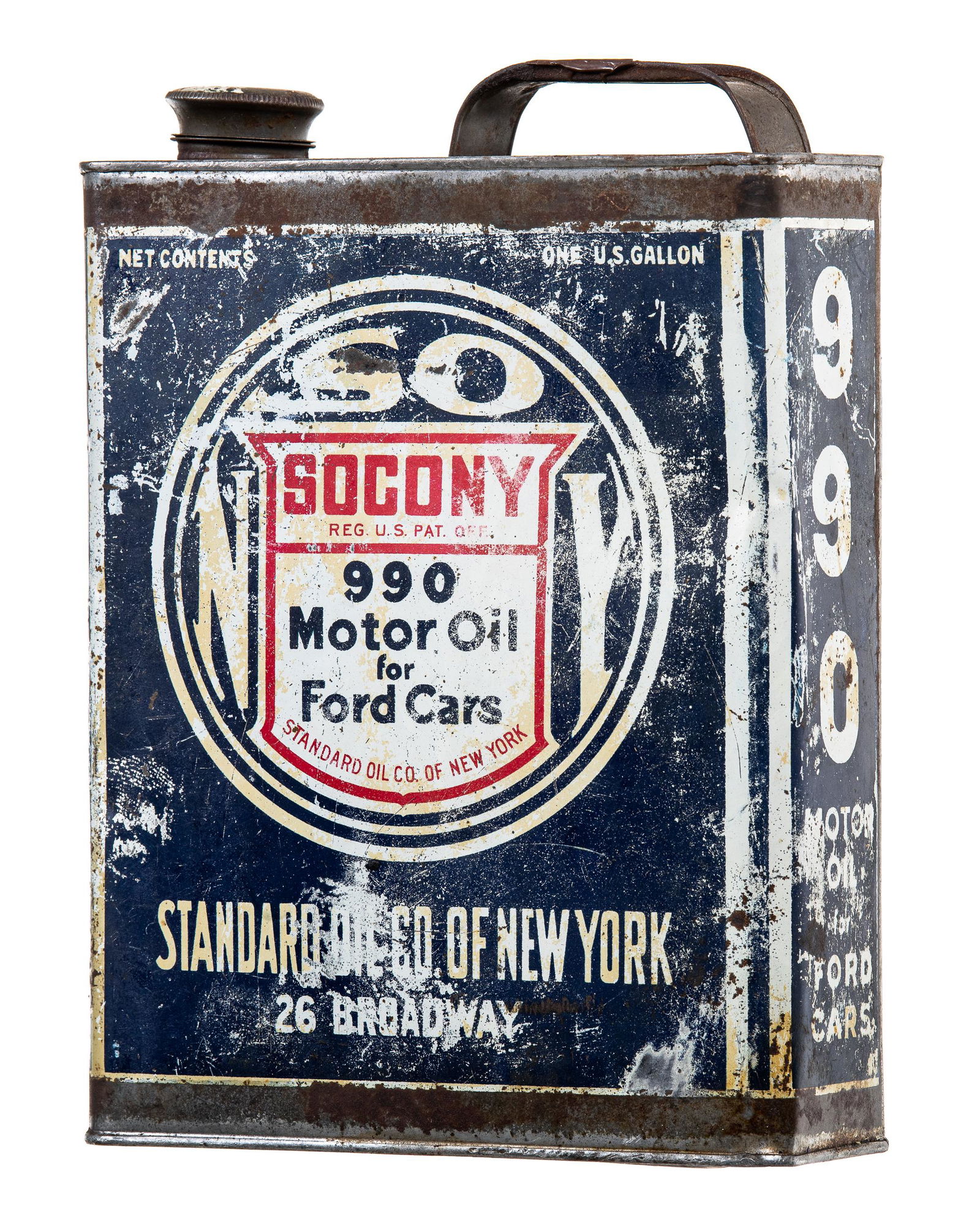 Socony 990 One Gallon Oil Can (1 of 2)