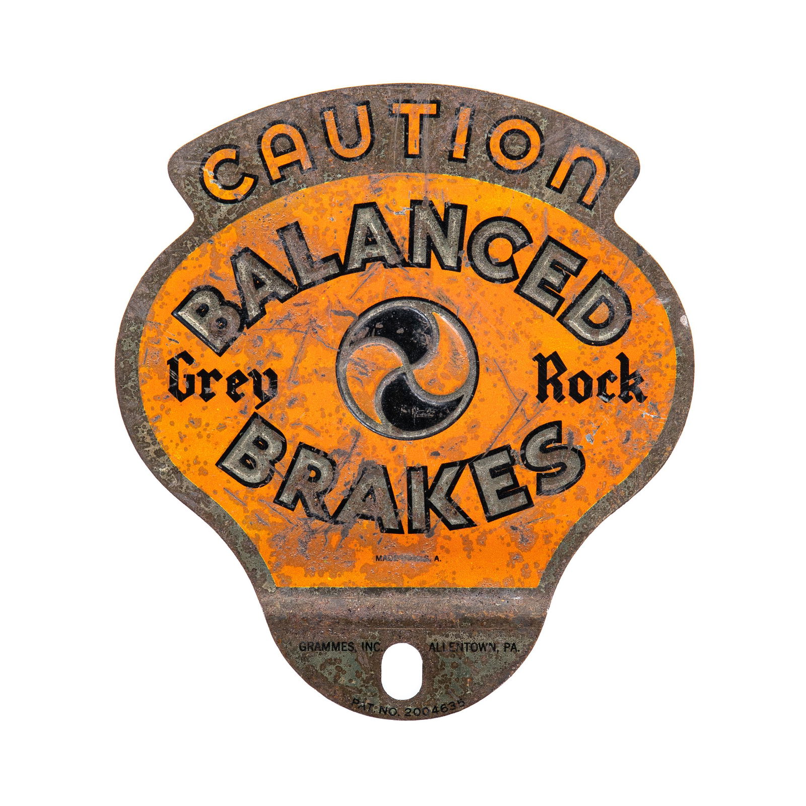 Grey Rock Brakes License Plate Topper (1 of 2)