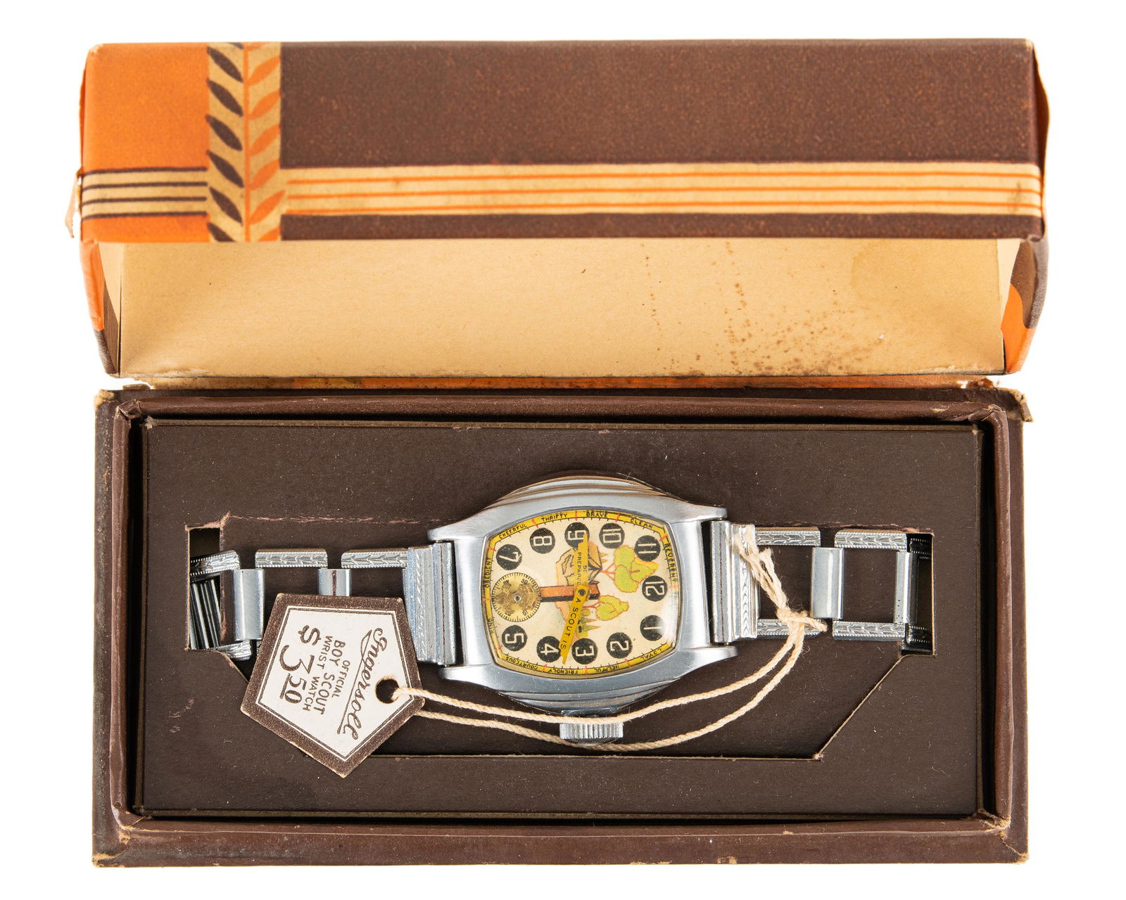 Boxed Ingersoll Boy Scout Wrist Watch