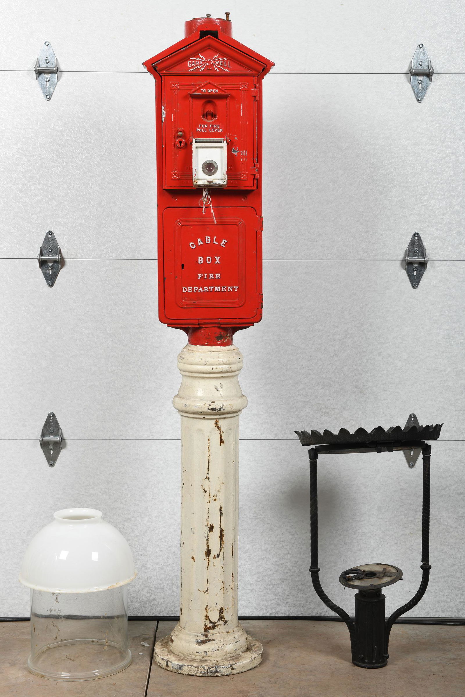 Rare Gamewell Call Box With Globe (1 of 4)