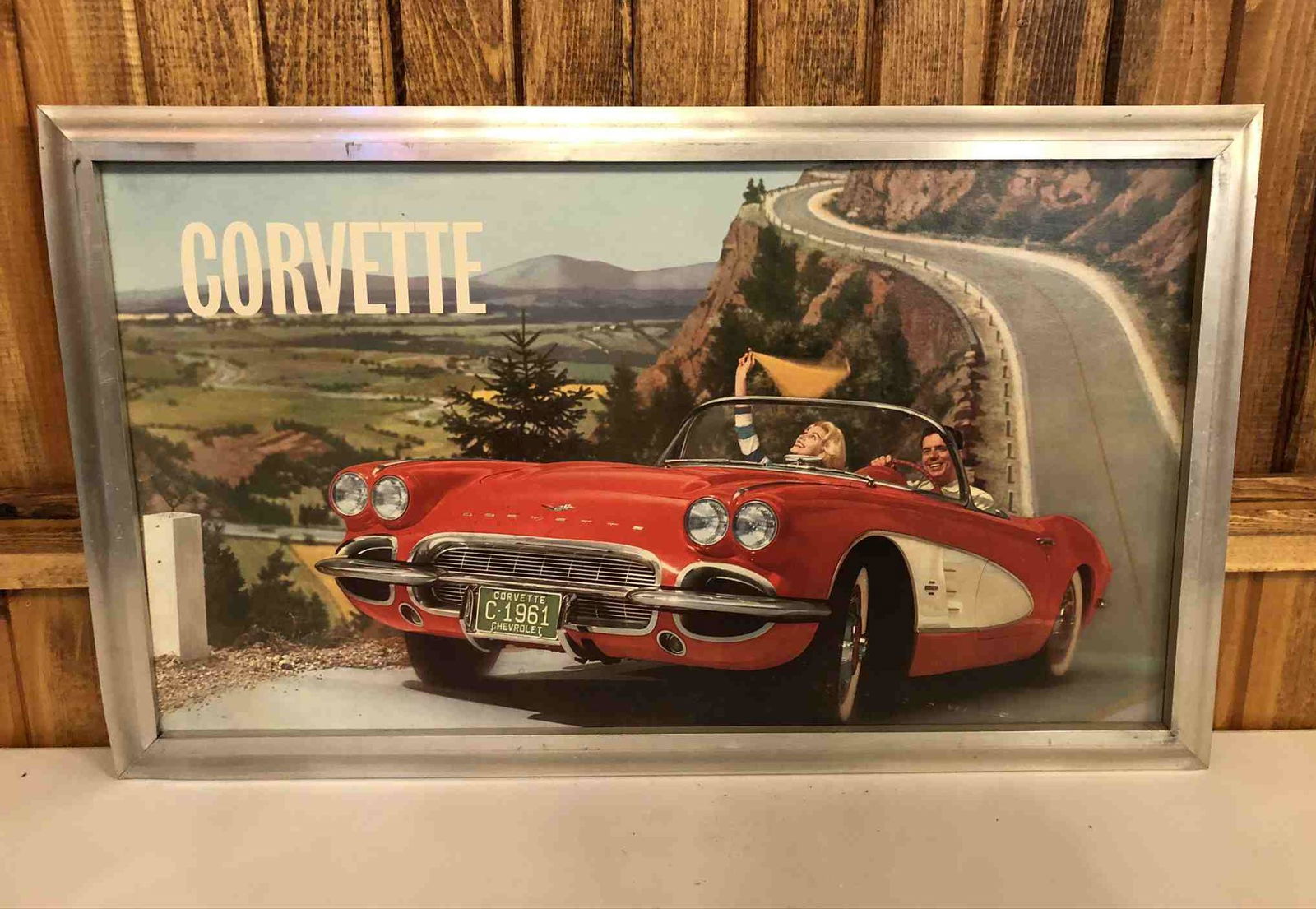 1961 Chevrolet Corvette Dealership Poster (1 of 1)