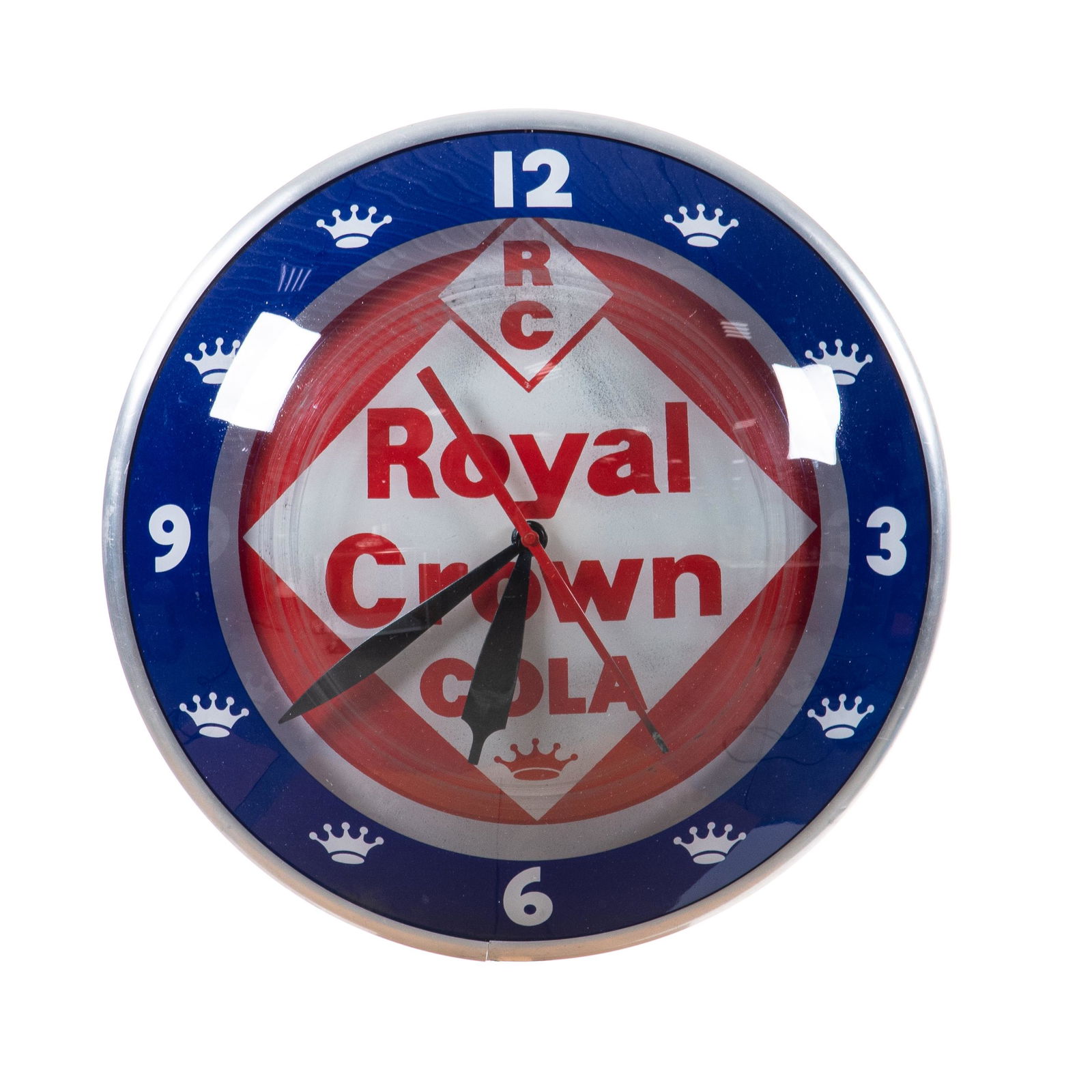 Royal Crown Cola Double Bubble Lighted Clock (1 of 3)