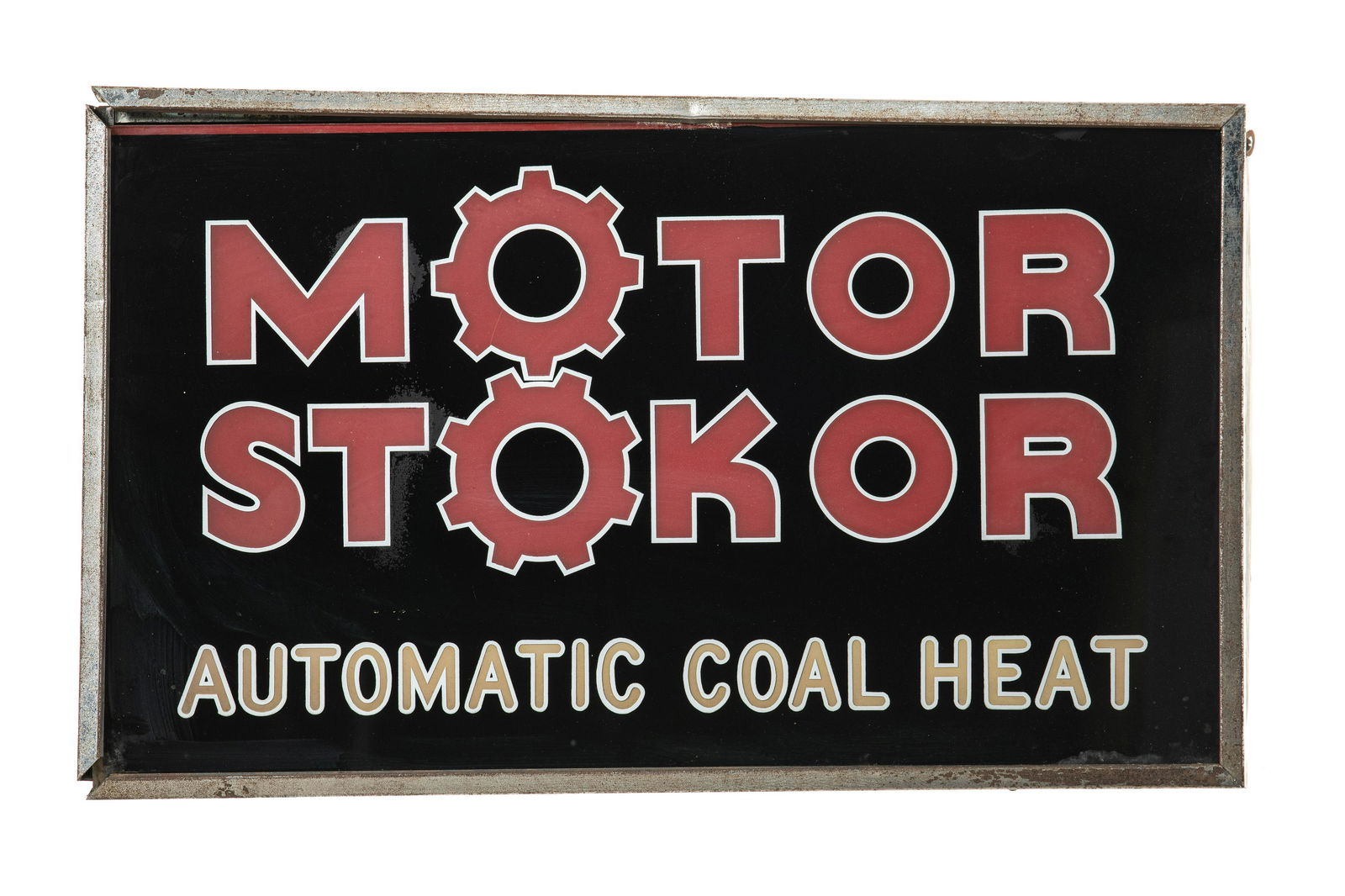 Motor Stoker Automatic Coal Heat Lighted Sign (1 of 3)