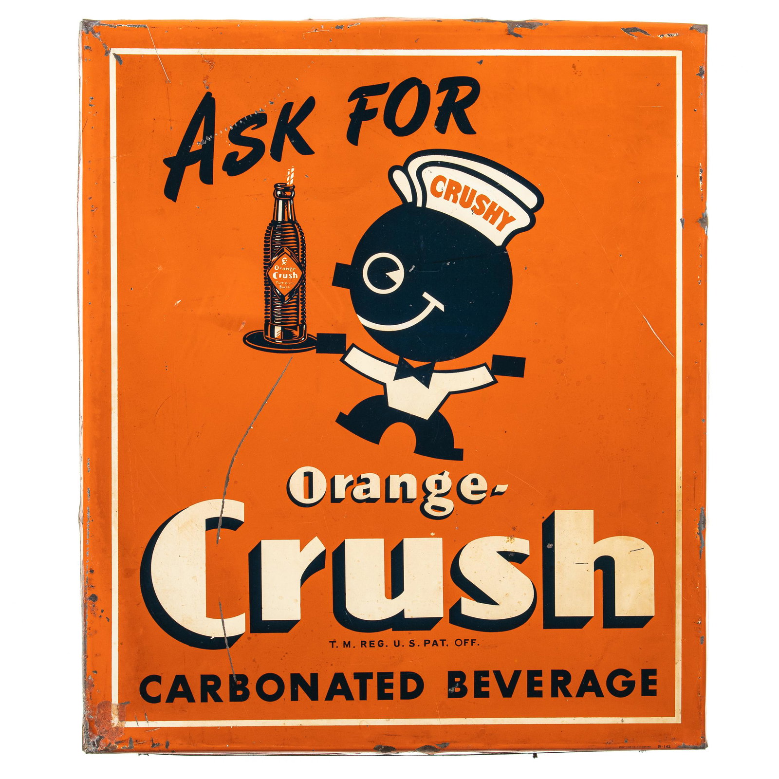 Rare Ask For Orange Crush Self Framed Sign (1 of 2)