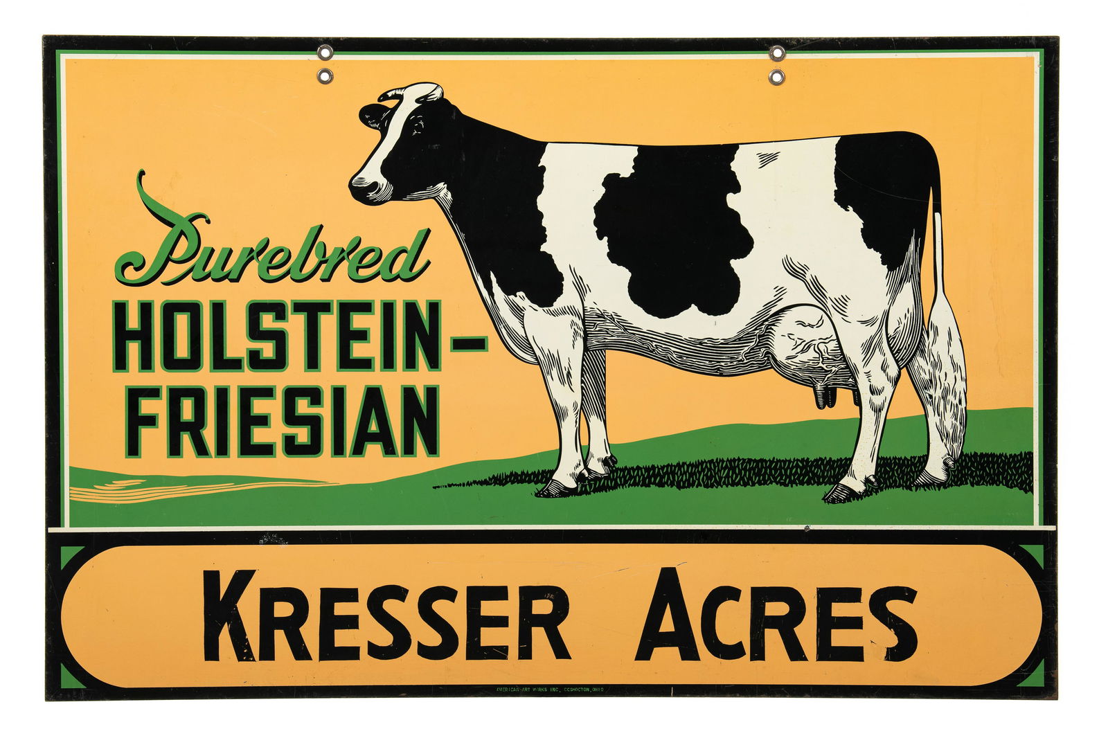 Purebred Holstein-Friesian Kresser Acres Sign (1 of 3)