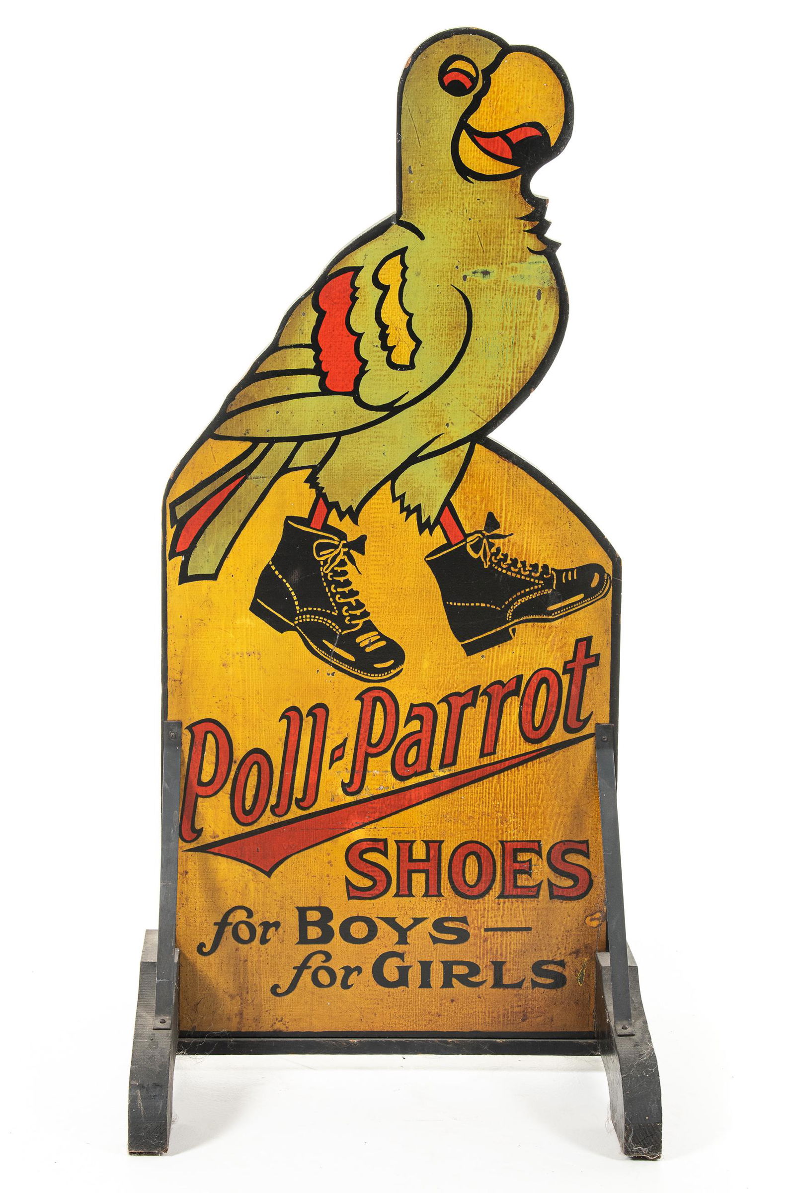 Poll-Parrot Shoes Diecut Sidewalk Sign (1 of 3)