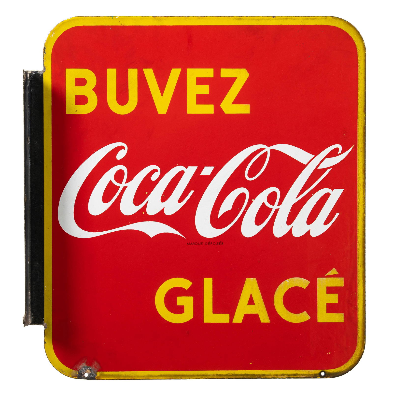 Coca Cola Buvez Glace Flange Sign (1 of 4)