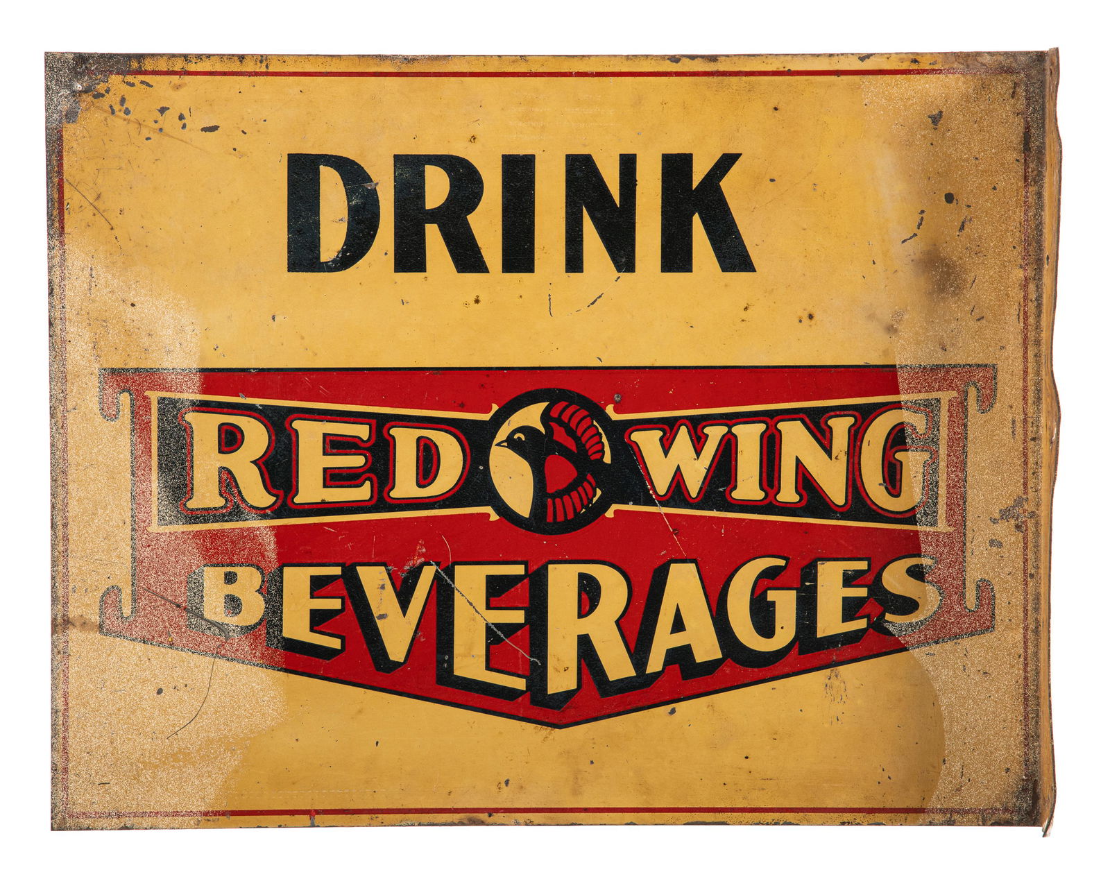 Drink Red Wing Beverages Flange Sign (1 of 3)