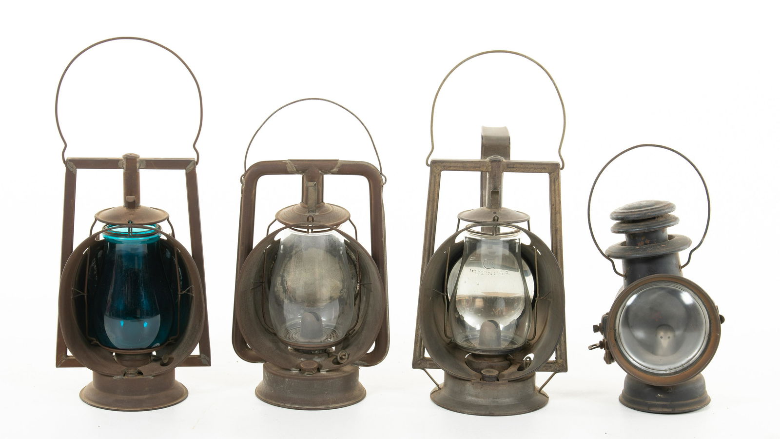 Lot Of 4 Lanterns Dietz Star Head Lamps (1 of 3)