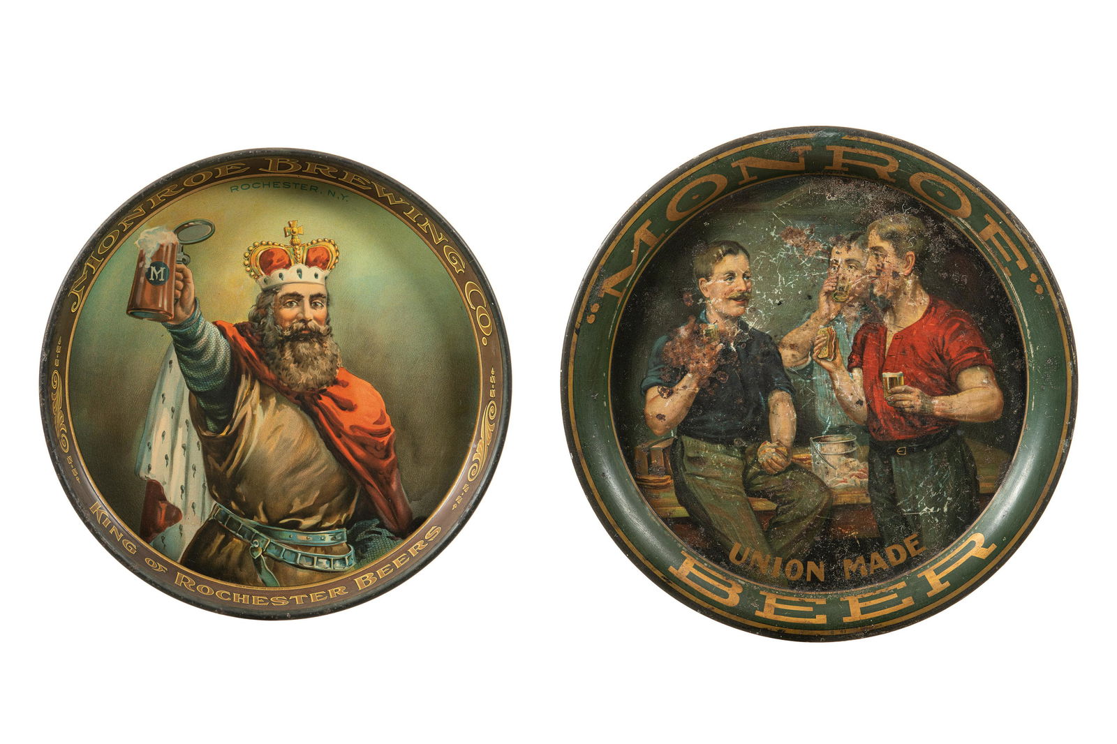 Lot Of 2 Monroe Brewing Co. Beer Trays (1 of 5)