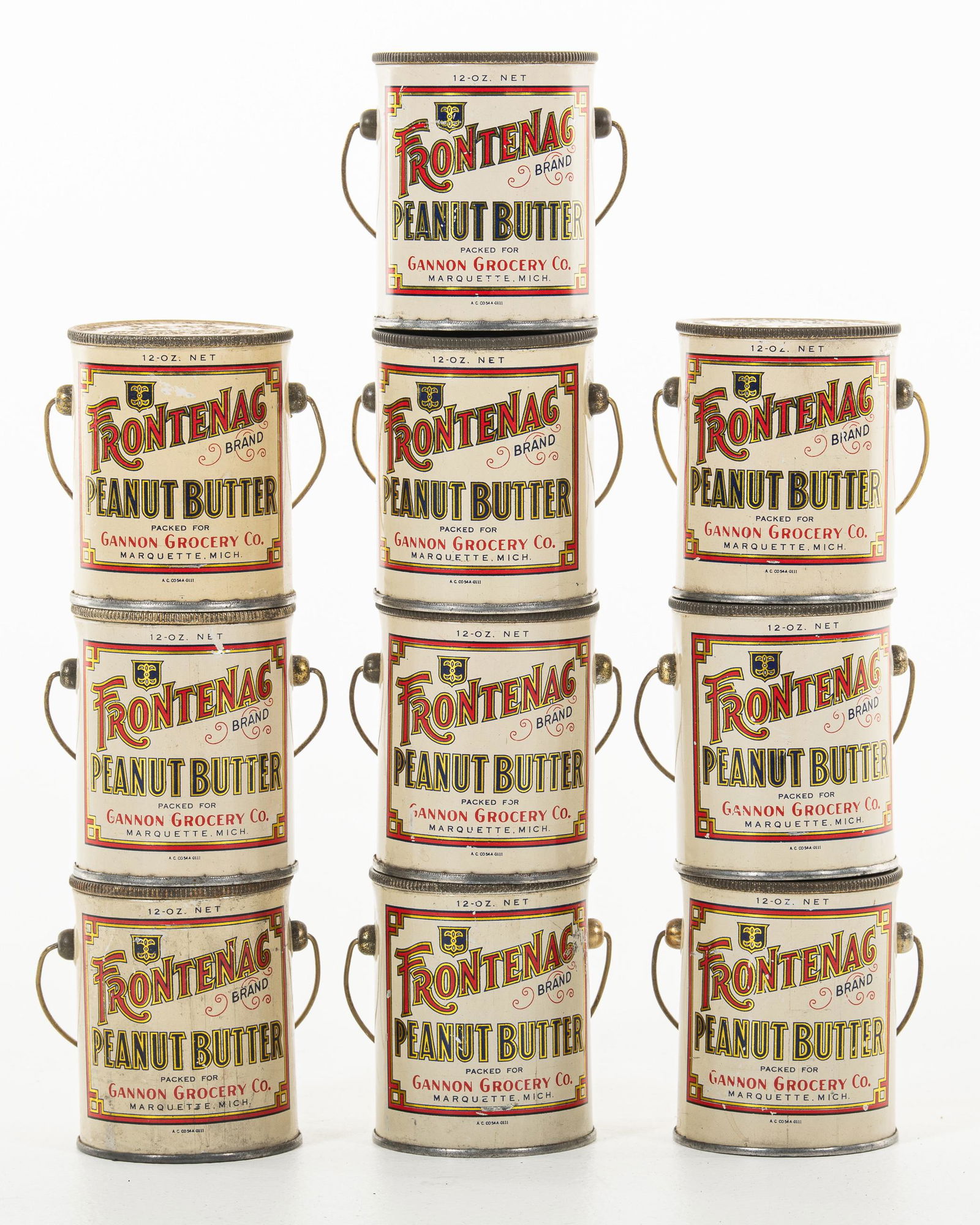Lot Of 10 Frontenac Peanut Butter Tins (1 of 3)
