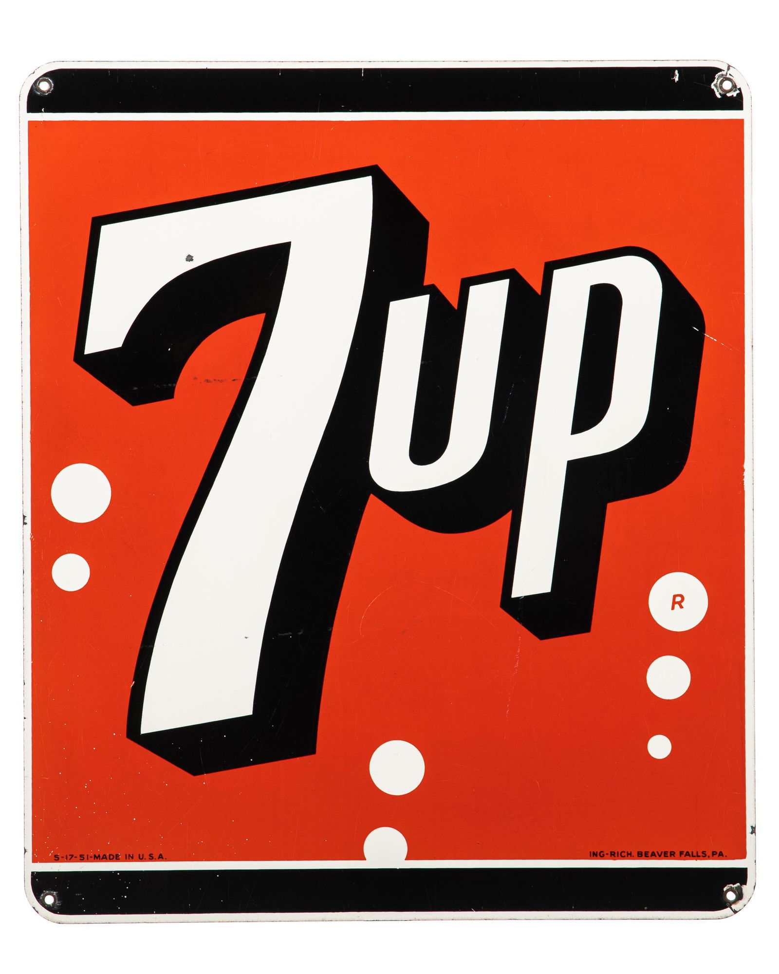 7up Square Sign (1 of 4)