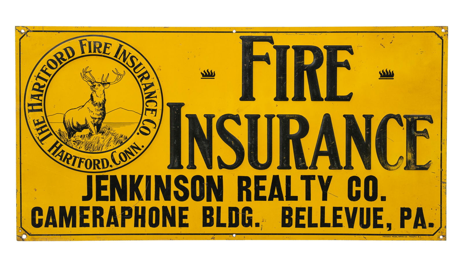 Hartford Fire Insurance Sign (1 of 3)